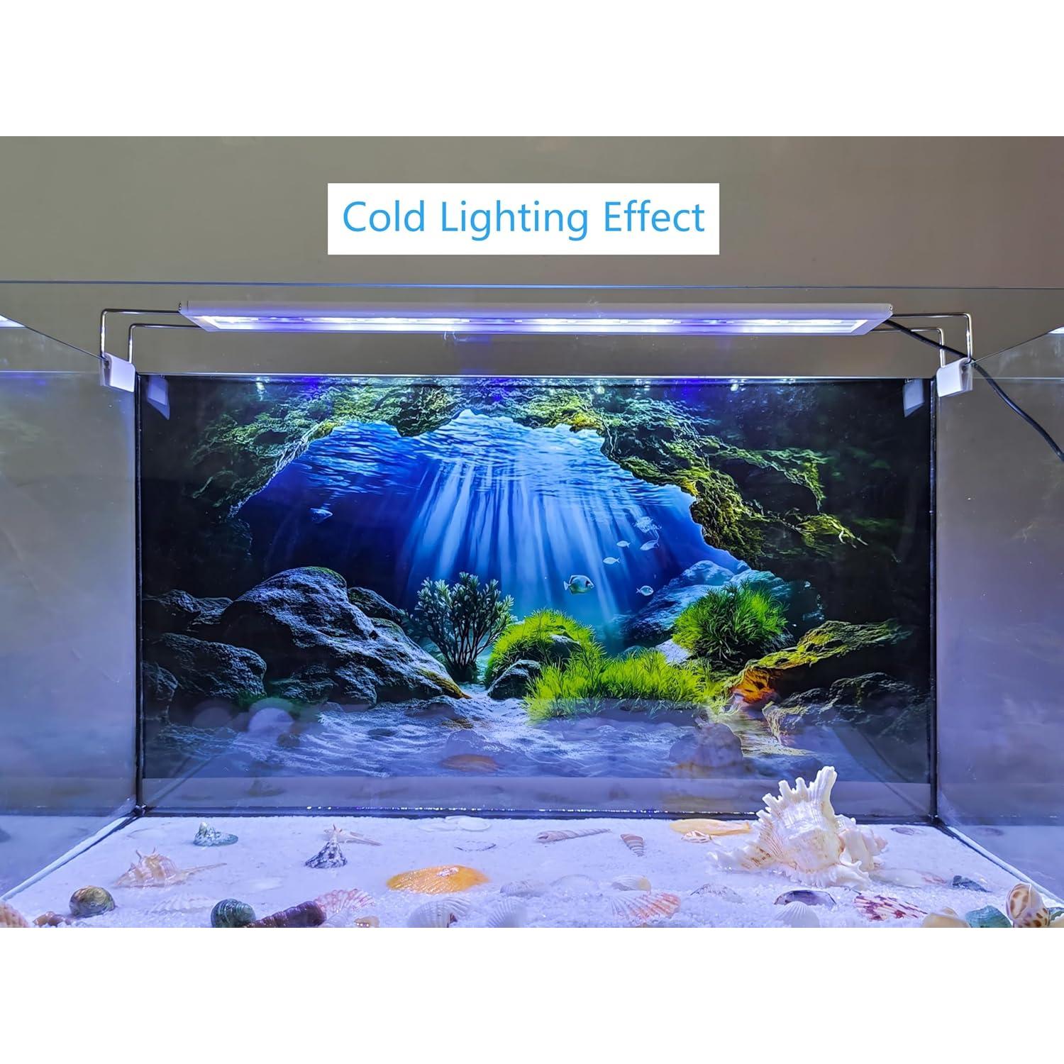 Fondo de Acuario Cueva Submarina CHEN 60x30cm PVC