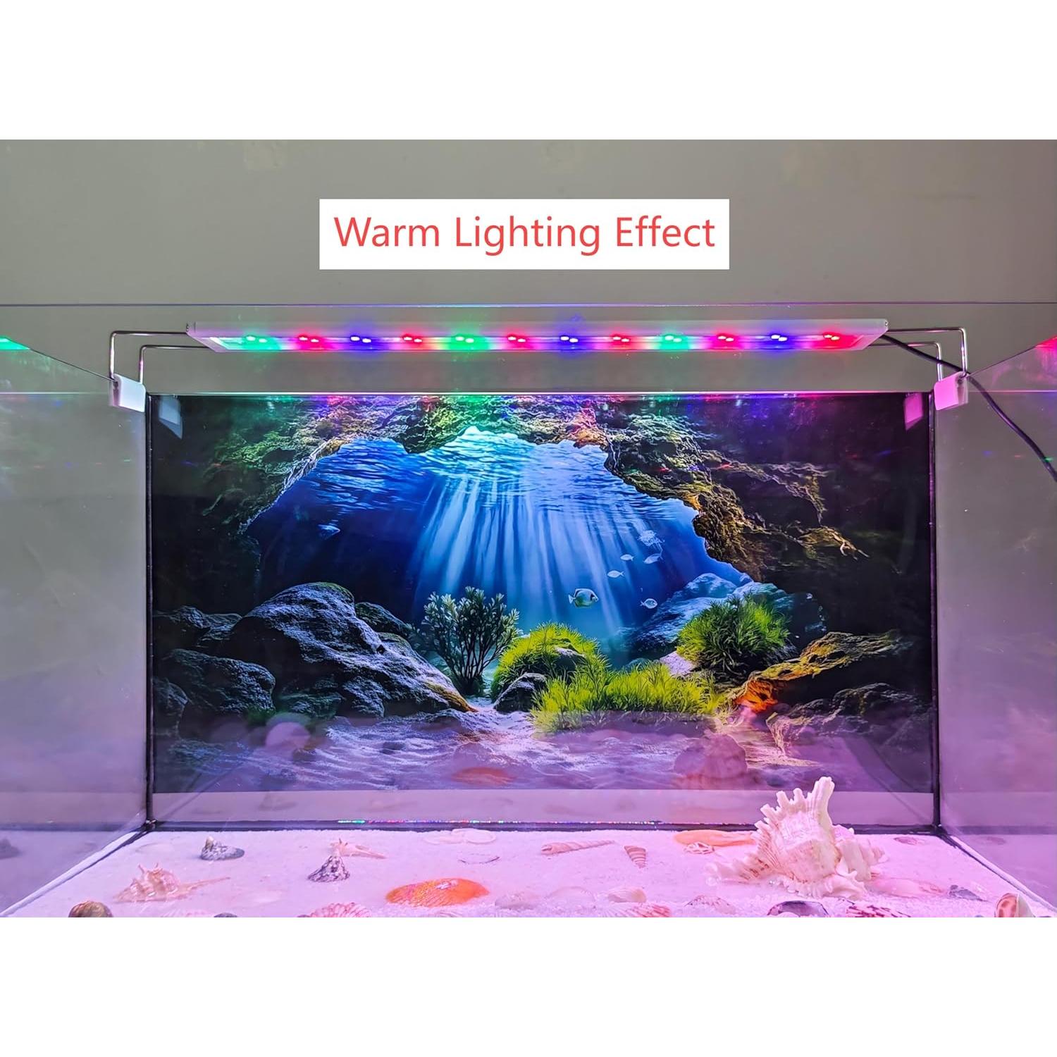 Fondo de Acuario Cueva Submarina CHEN 60x30cm PVC