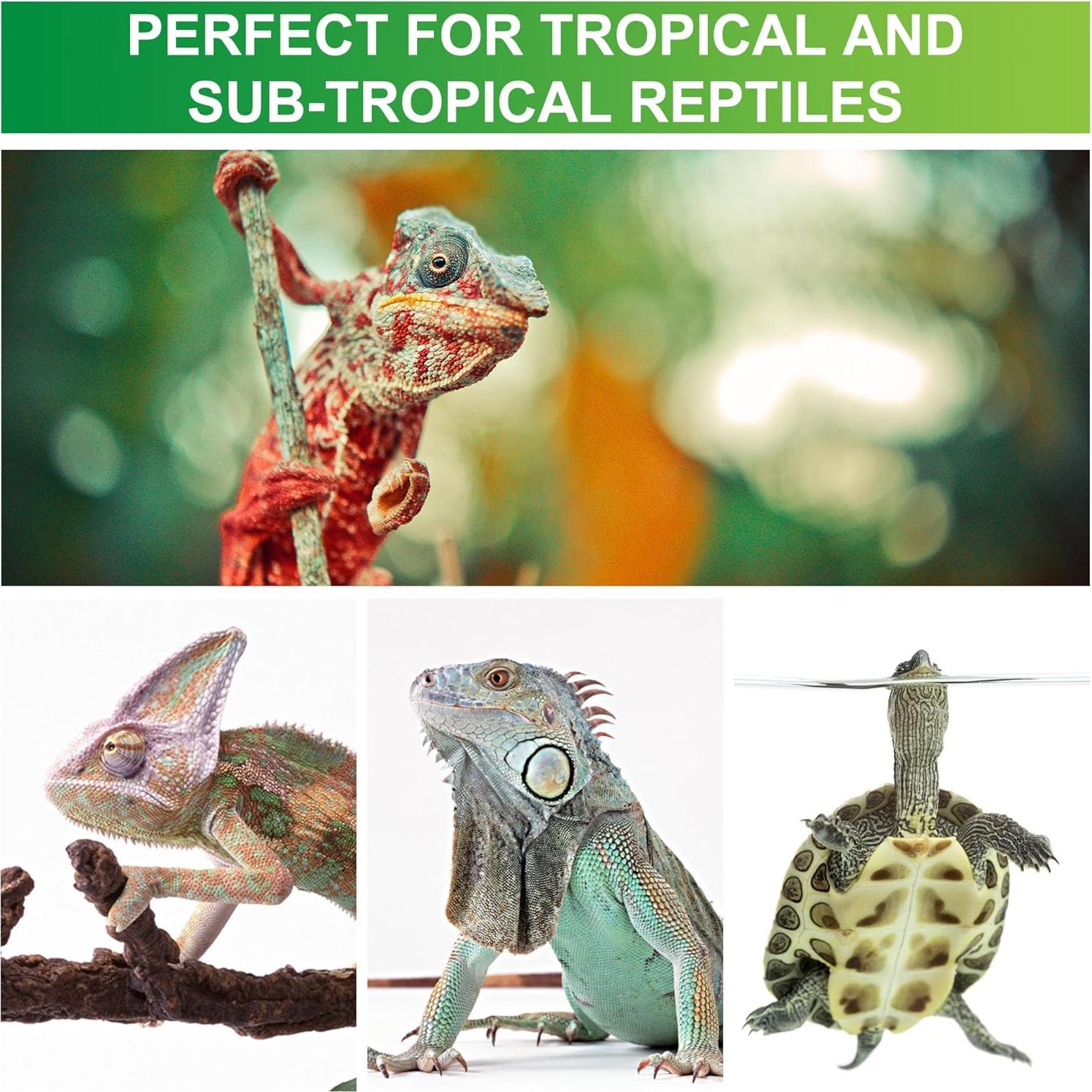 Bombilla UVB 5.0 Jugbuy 23W para Reptiles Tropicales - Paquete de 2