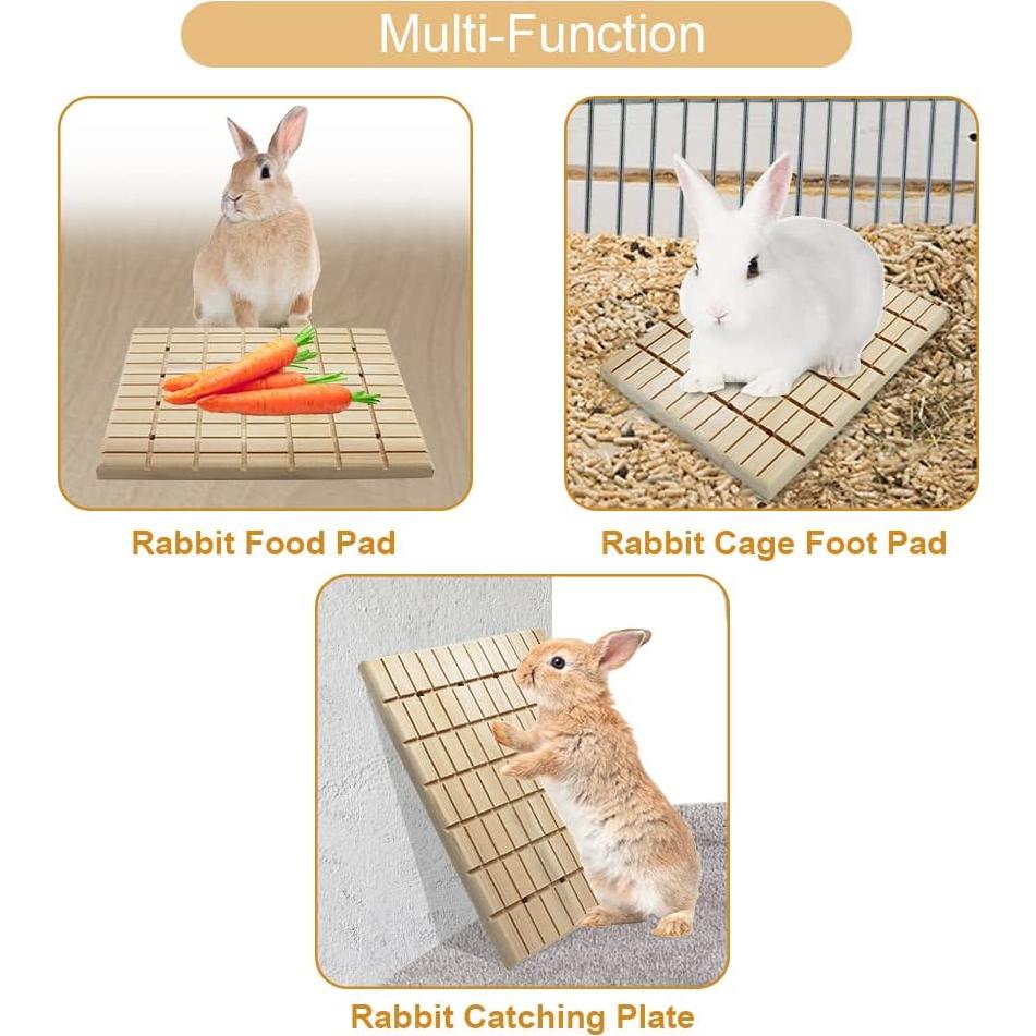 Tablero de Rasguño para Conejos Litewood 27x20 cm Madera Natural