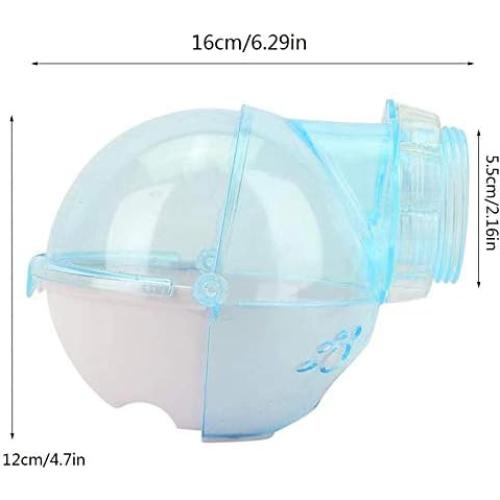 Baño para hámster Gutongyuan Azul 16x12 cm Accesorios