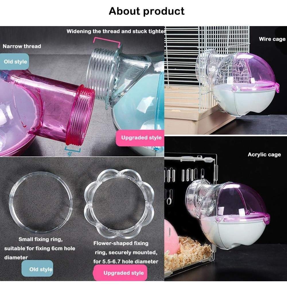 Baño para hámster Gutongyuan Azul 16x12 cm Accesorios