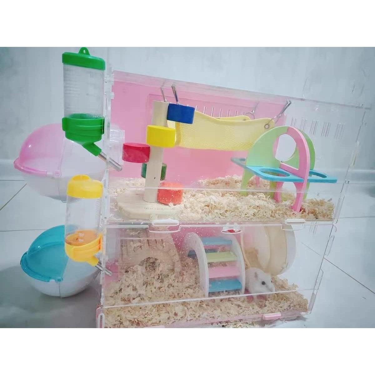 Baño para hámster Gutongyuan Azul 16x12 cm Accesorios