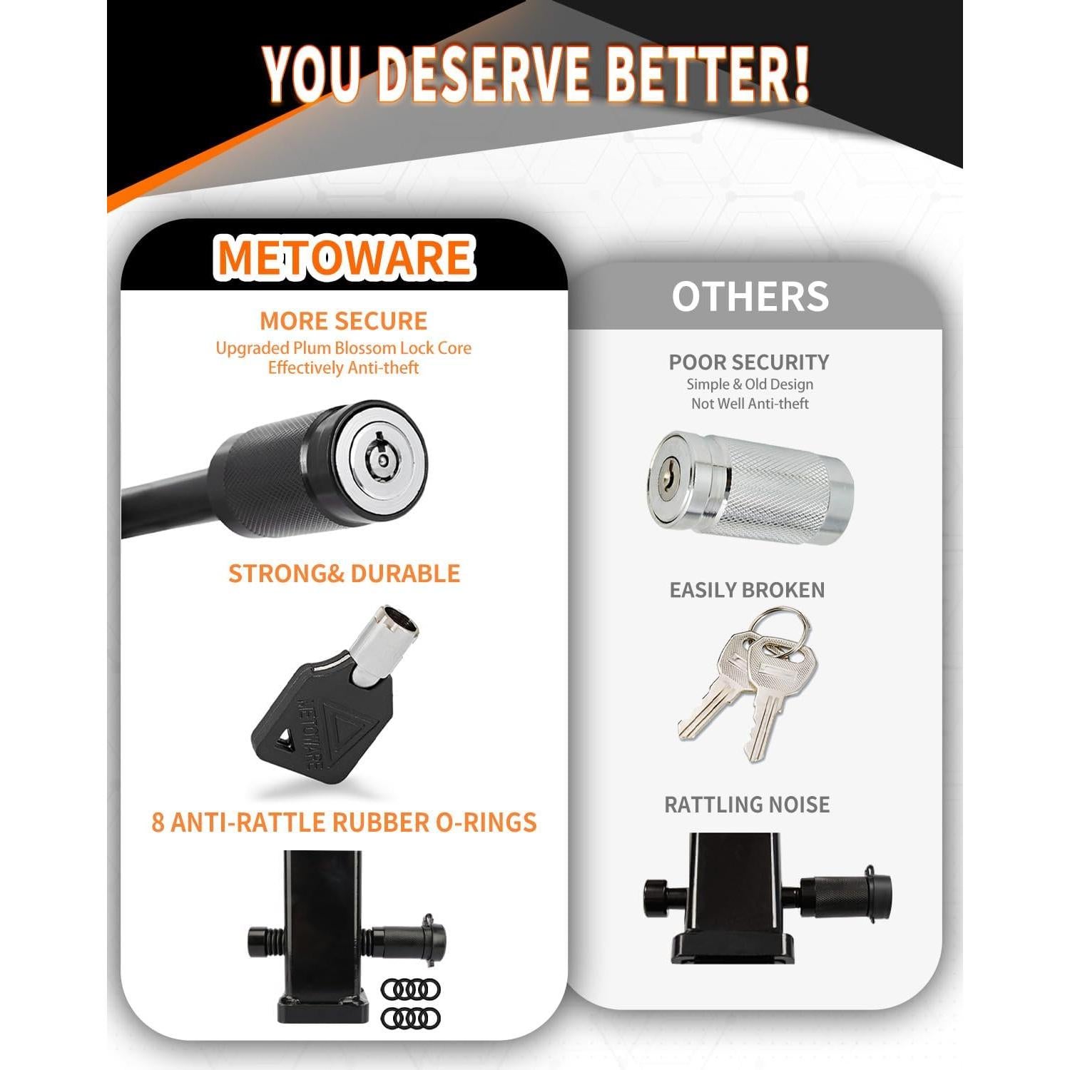 Cerradura de Enganche METOWARE para Remolque y Camiones