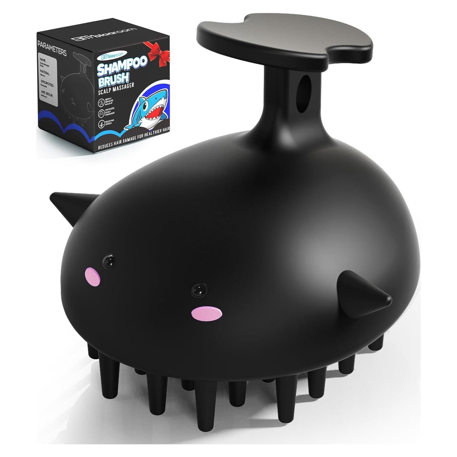 Cepillo de Champú BLAAROOM Negro para Crecimiento Cabello