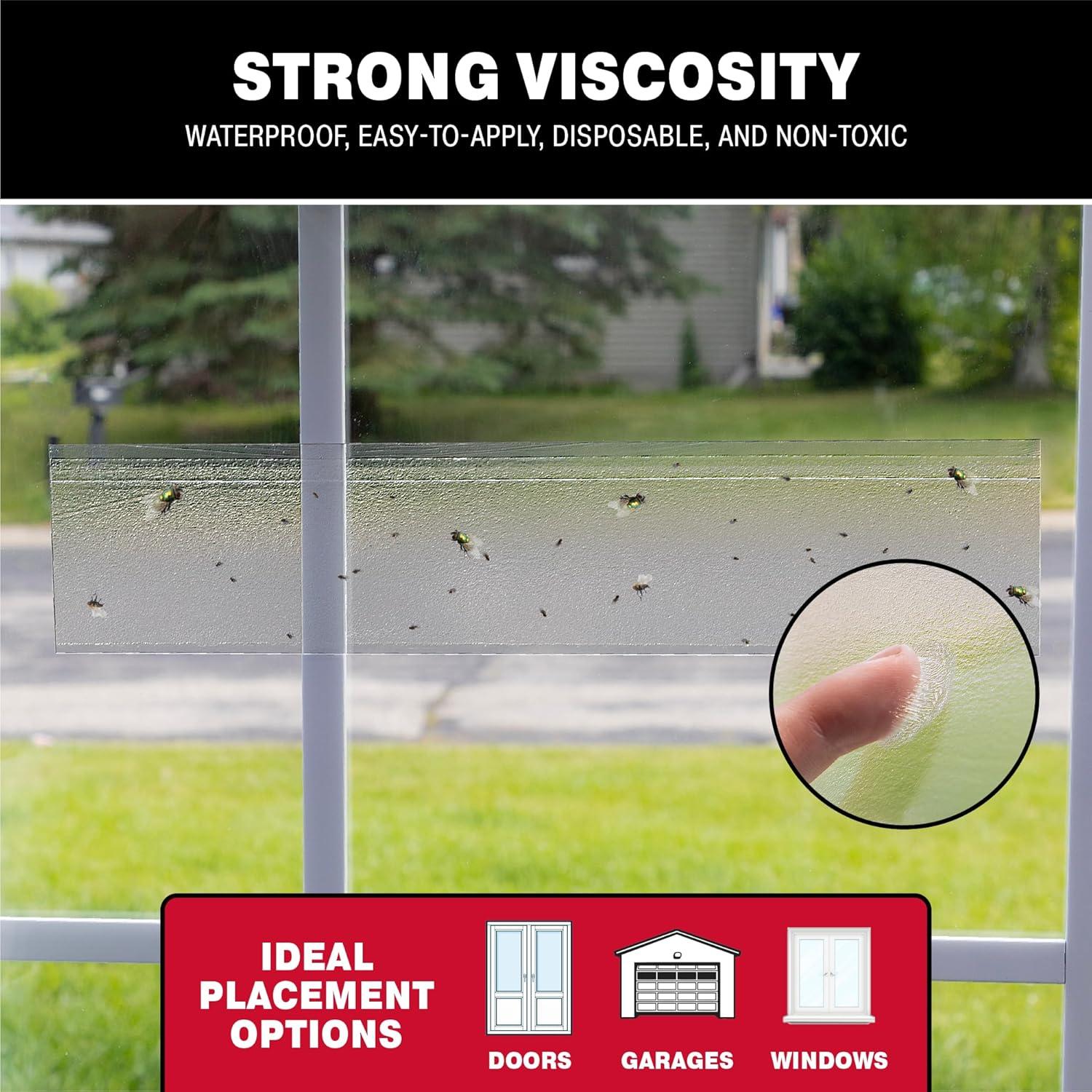 Trampas para Moscas Catchmaster XL 12 Unidades, Adhesivas y Seguras