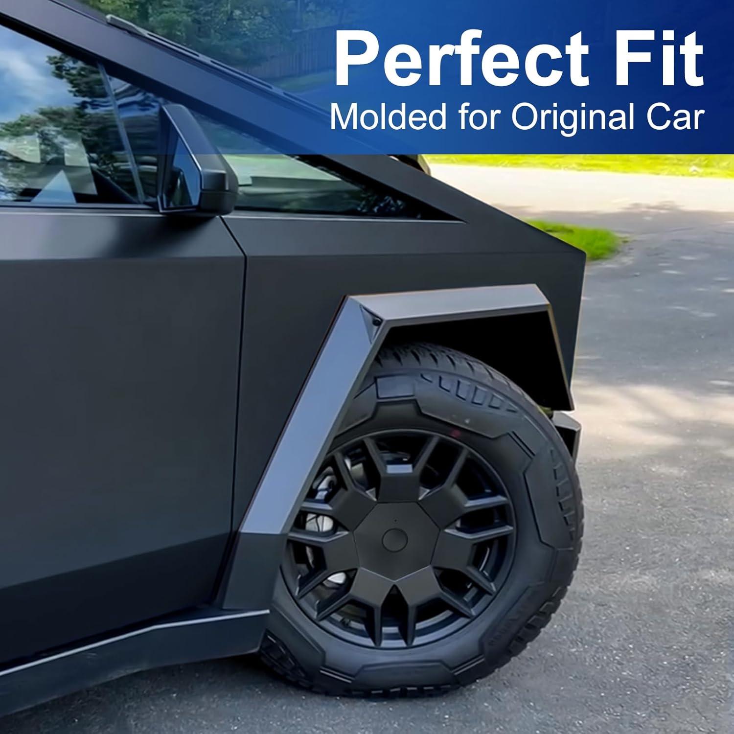 4 Tapas de Centro de Rueda YICERCARE para Tesla Cybertruck 2024