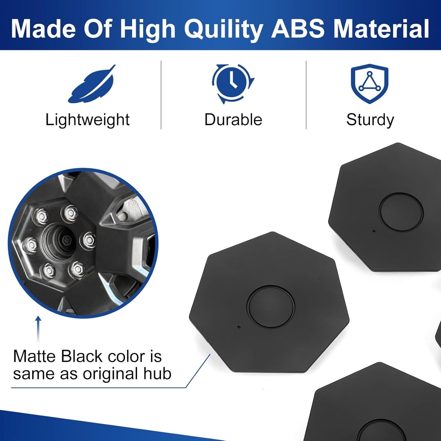 4 Tapas de Centro de Rueda YICERCARE para Tesla Cybertruck 2024