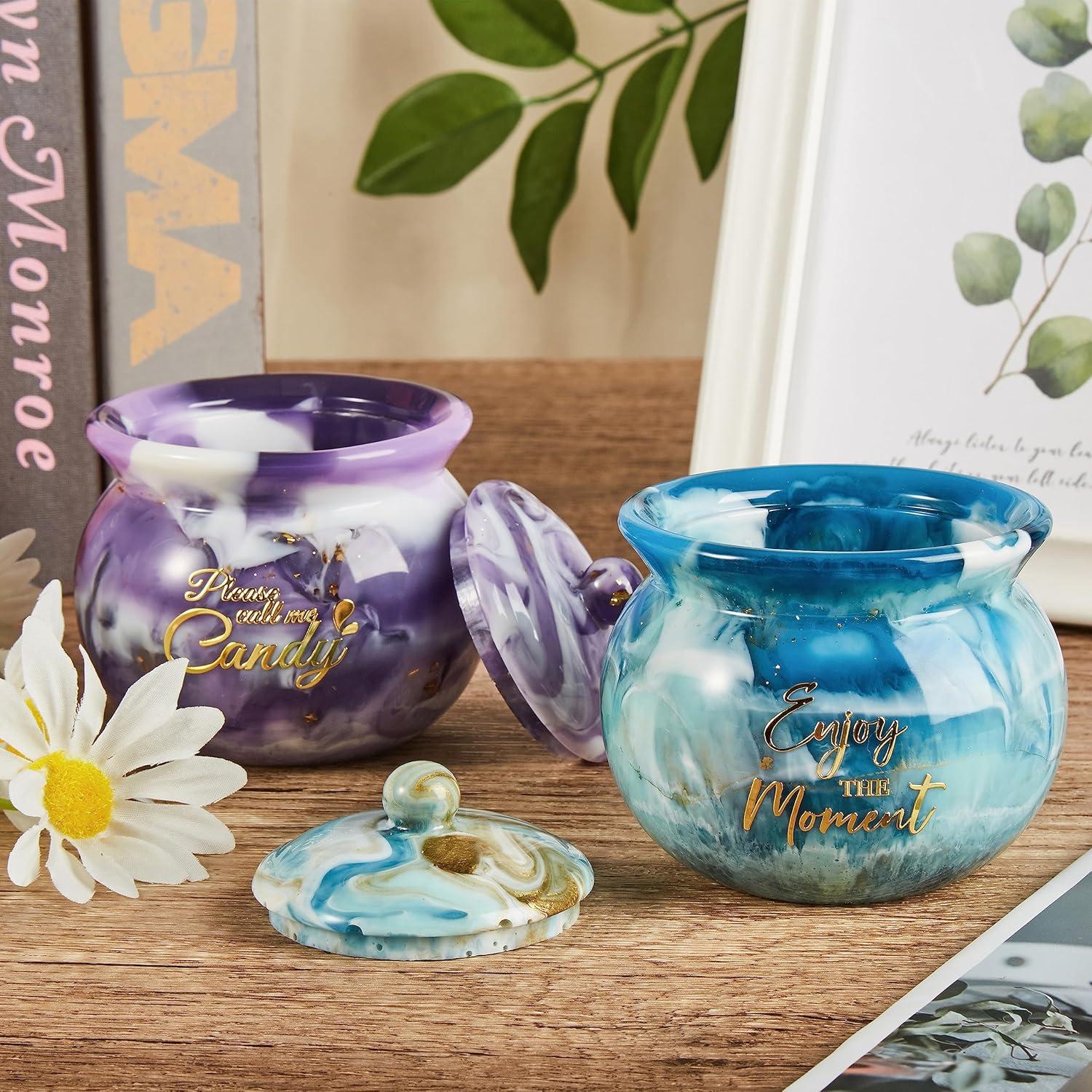 Moldes de Silicona ISSEVE para Tarros de Resina con Tapa