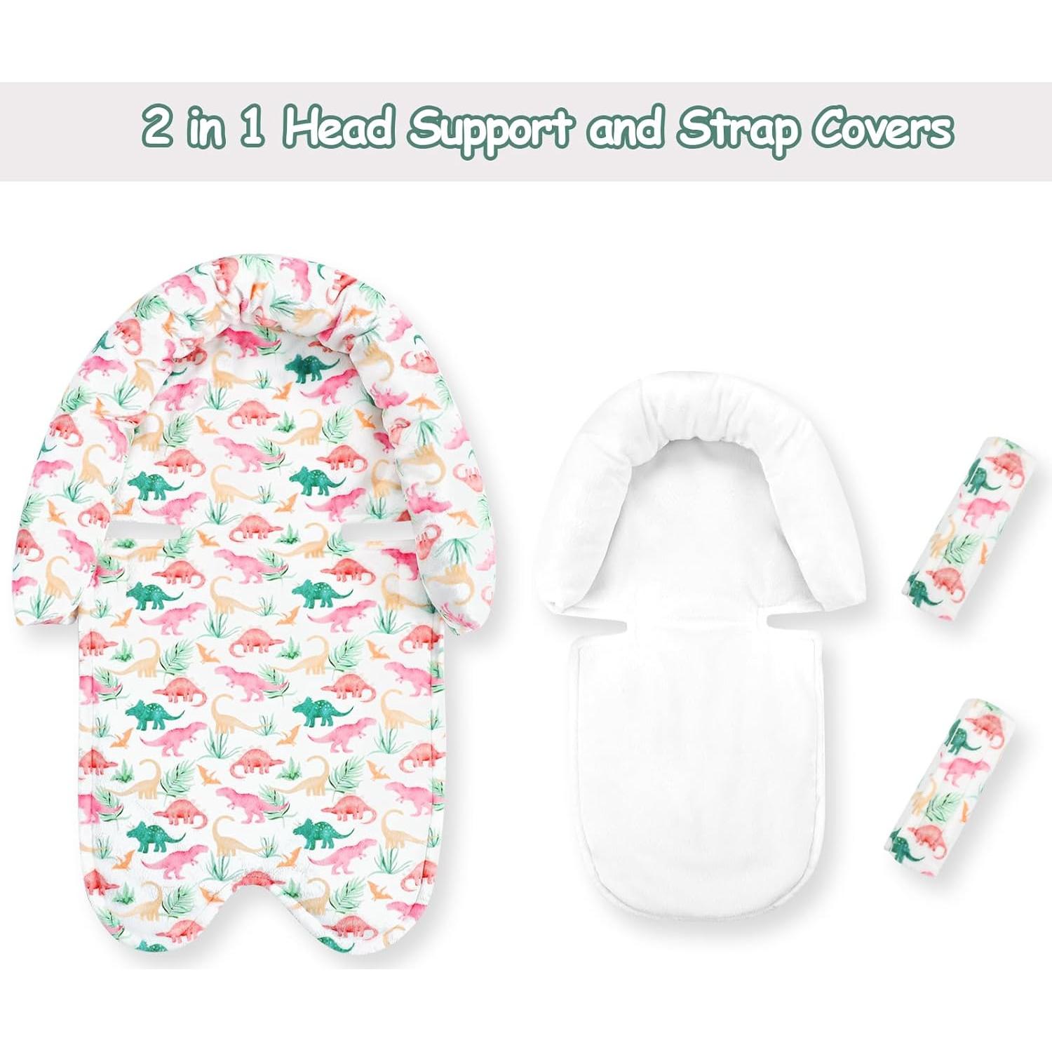 Soporte de Cabeza para Asiento de Auto Bebé SWESEN Dinosaurio