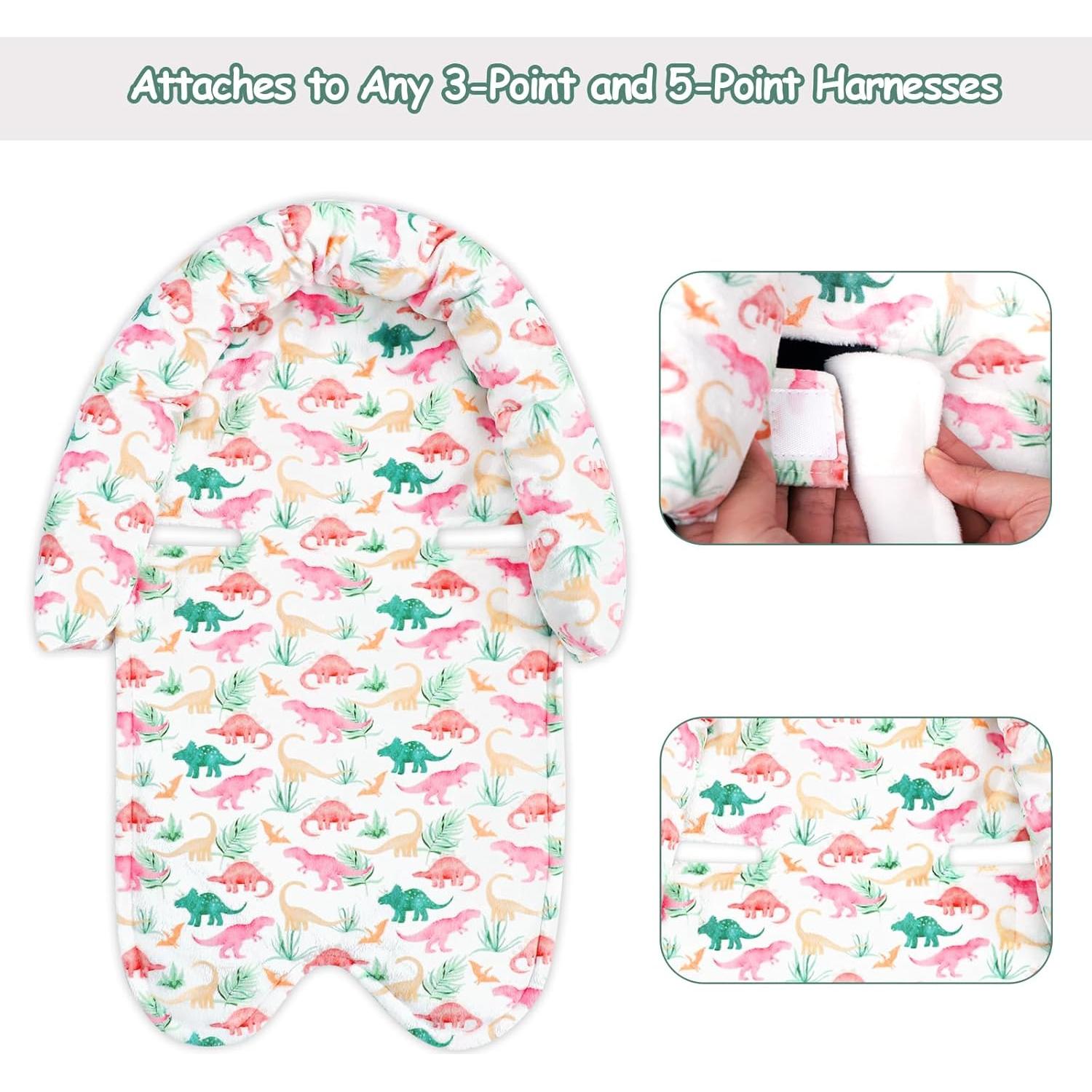 Soporte de Cabeza para Asiento de Auto Bebé SWESEN Dinosaurio