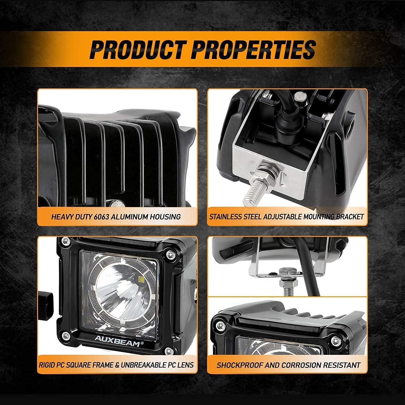 Focos LED Auxbeam FA Series 3" 20W IP67 2 Modos Offroad