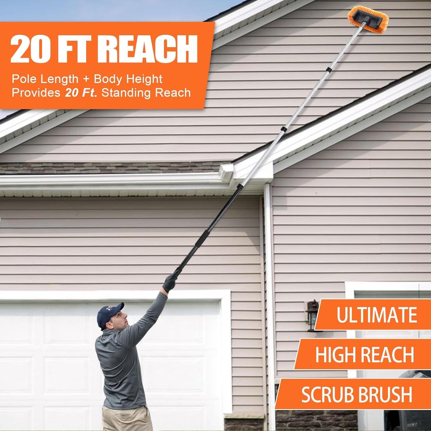 Kit de Limpieza de Autos ARTIPOLY con Poste de 3.66m