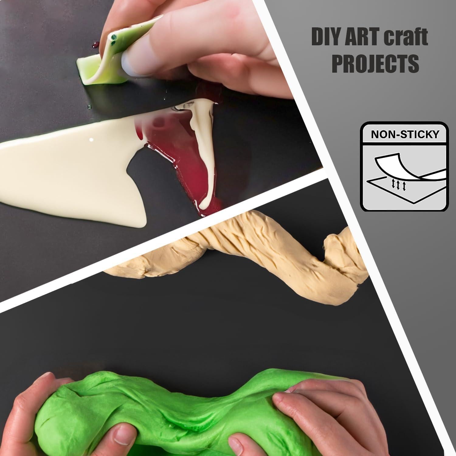 Paquete de 2 Tapetes de Silicona SAMZAREULO 40x30 cm Antideslizantes