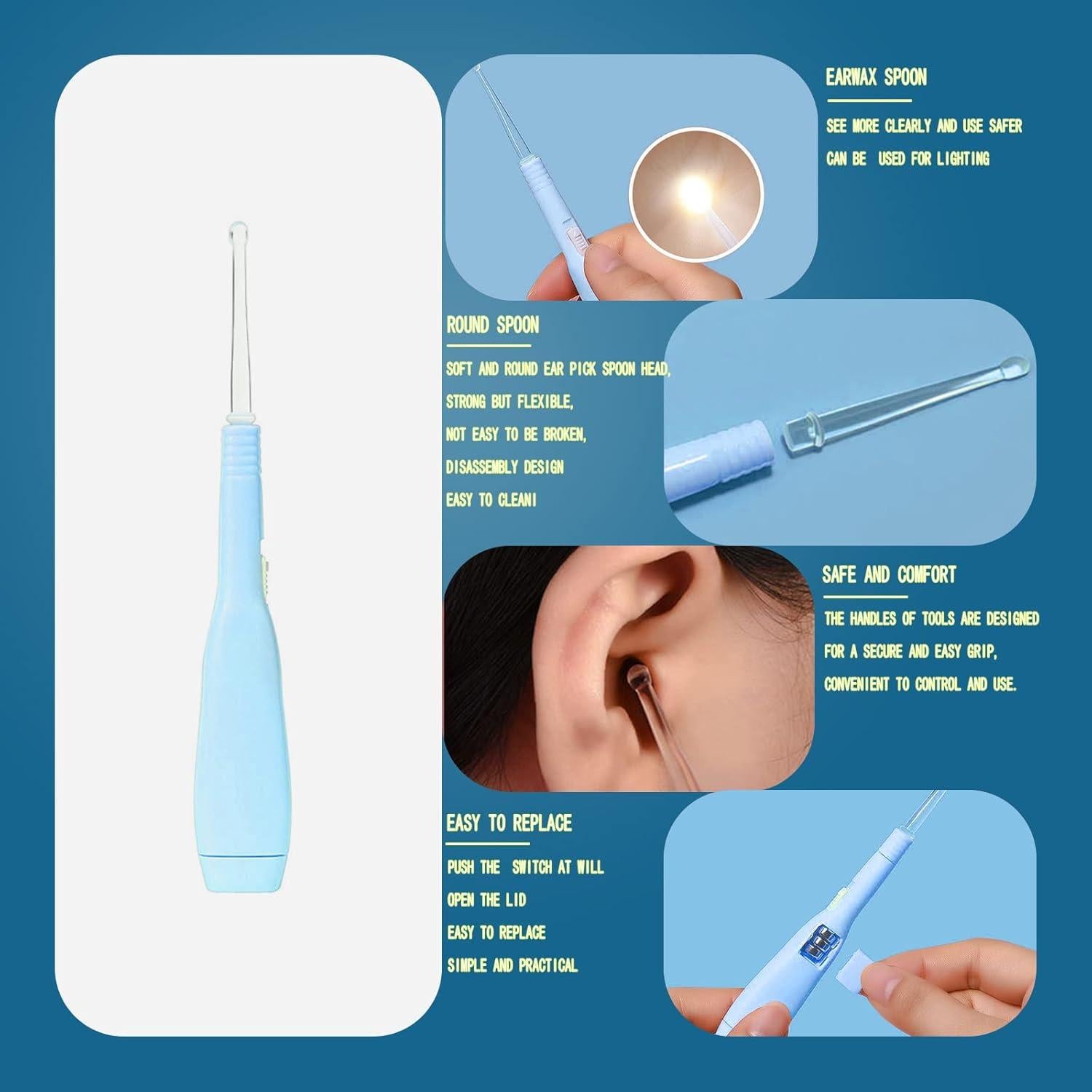 Kit de Cuidado para Bebés 10 en 1 VZAYQUP - Azul