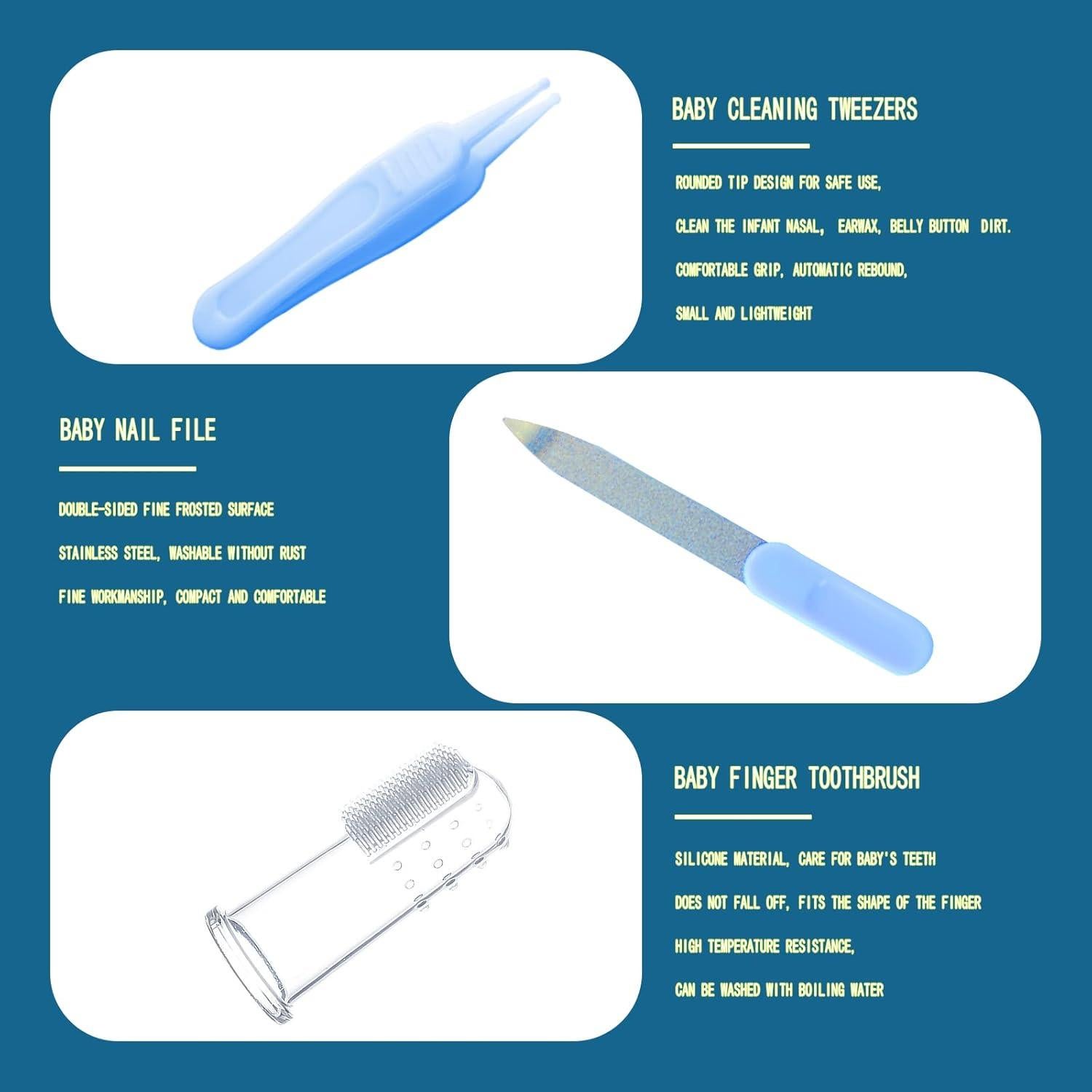 Kit de Cuidado para Bebés 10 en 1 VZAYQUP - Azul