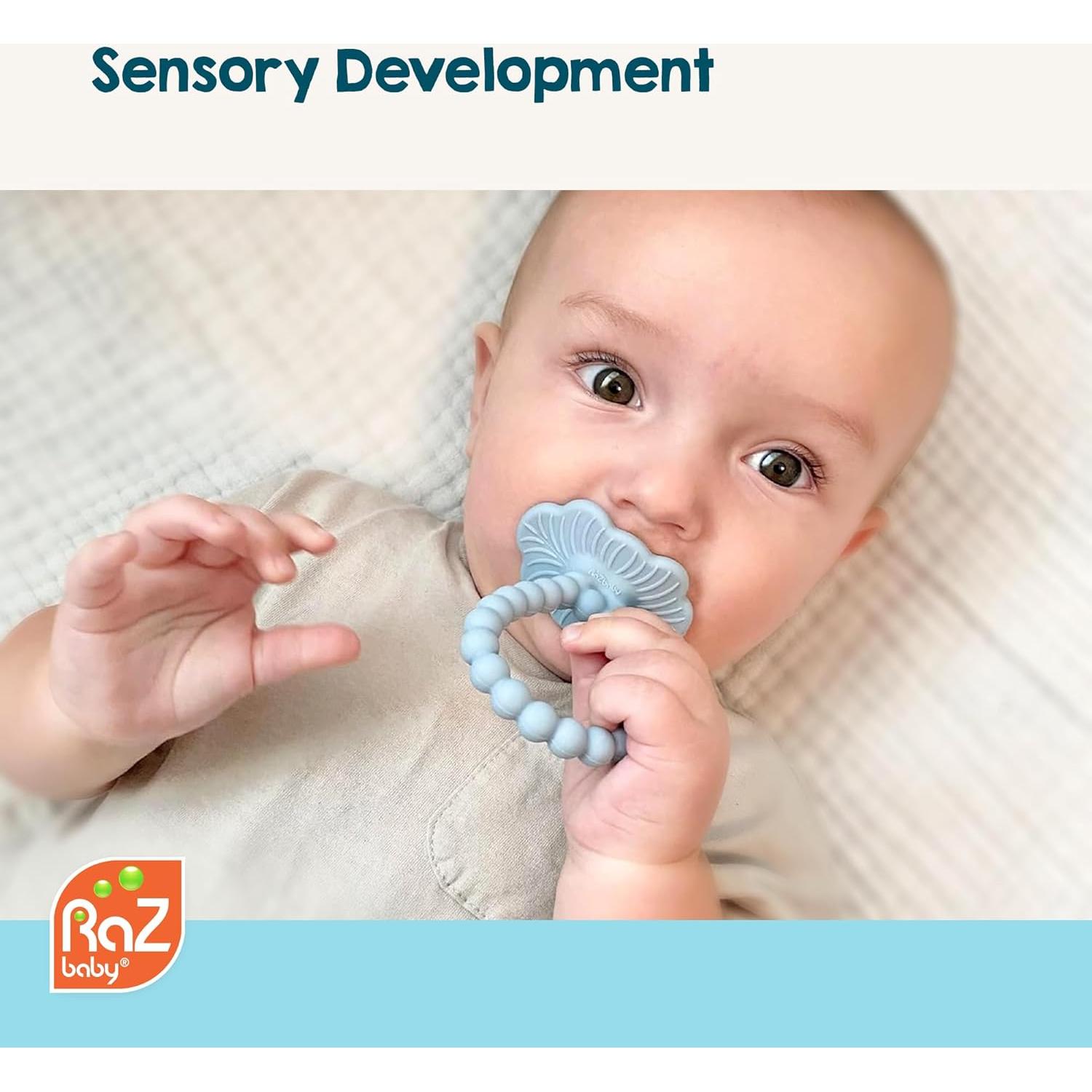 Mordedor RaZbaby RaZberry Plus para Bebés - Silicona Libre de BPA