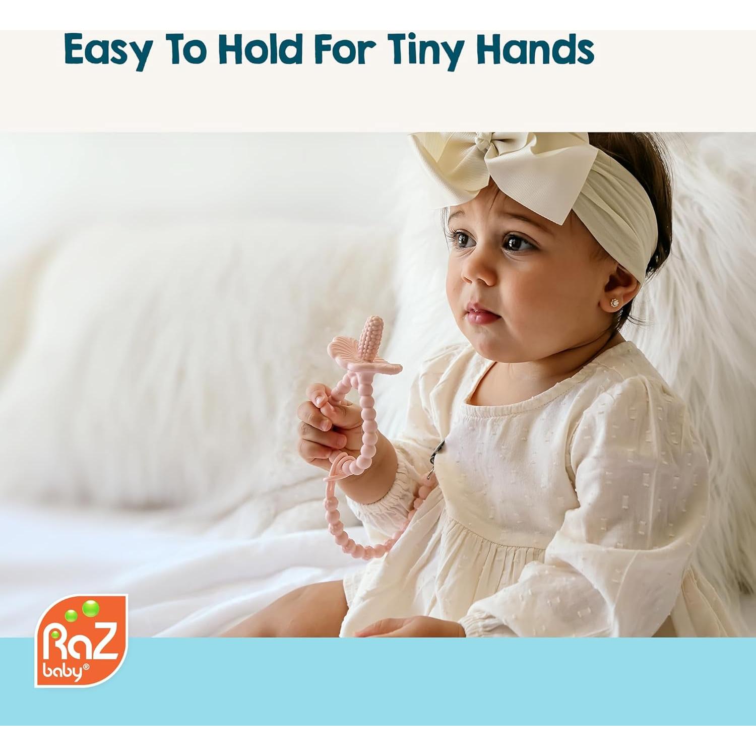 Mordedor RaZbaby RaZberry Plus para Bebés - Silicona Libre de BPA