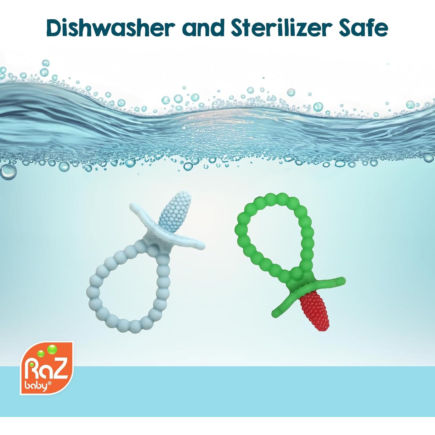 Mordedor RaZbaby RaZberry Plus para Bebés - Silicona Libre de BPA