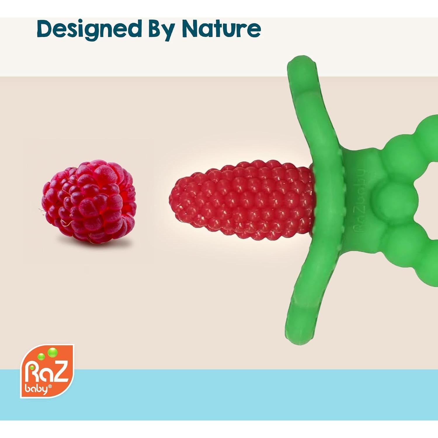 Mordedor RaZbaby RaZberry Plus para Bebés - Silicona Libre de BPA