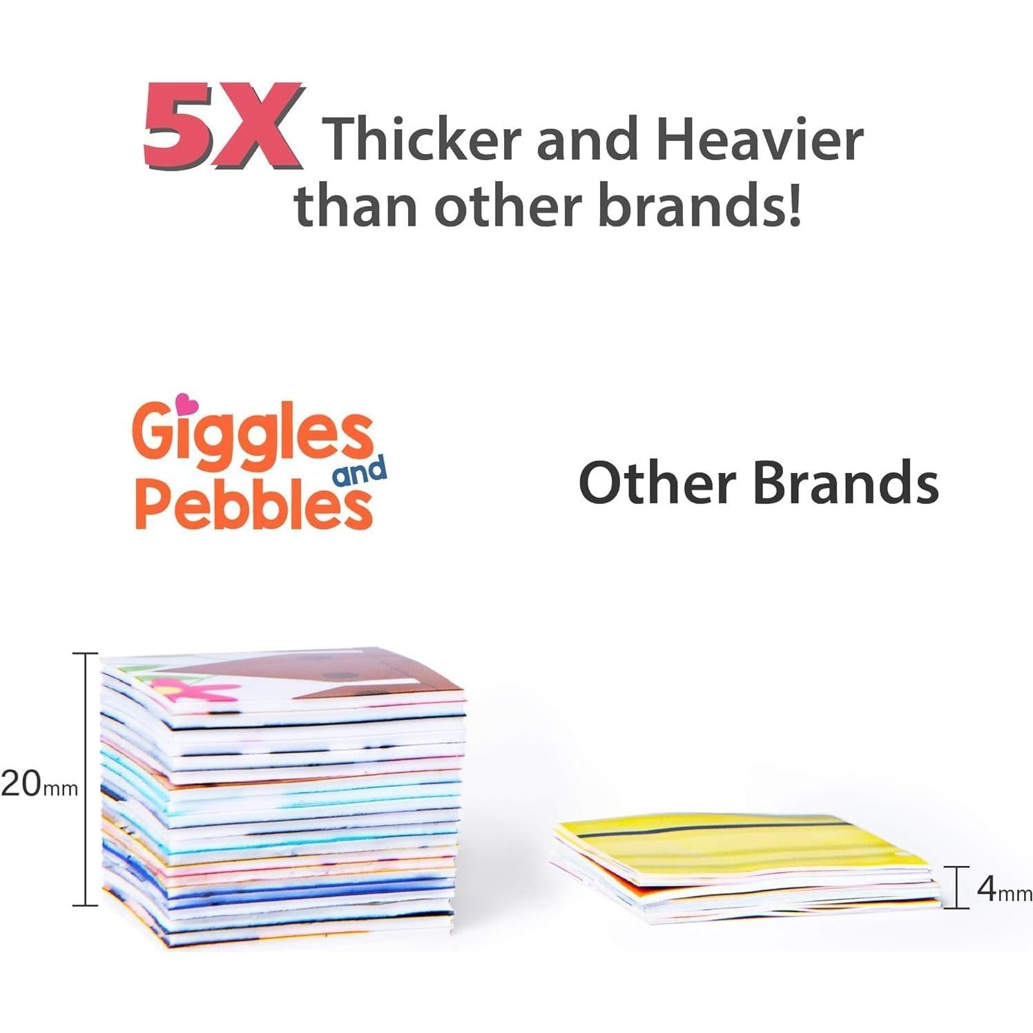 Libro de Pegatinas Educativas Giggles y Pebbles - 170 Piezas