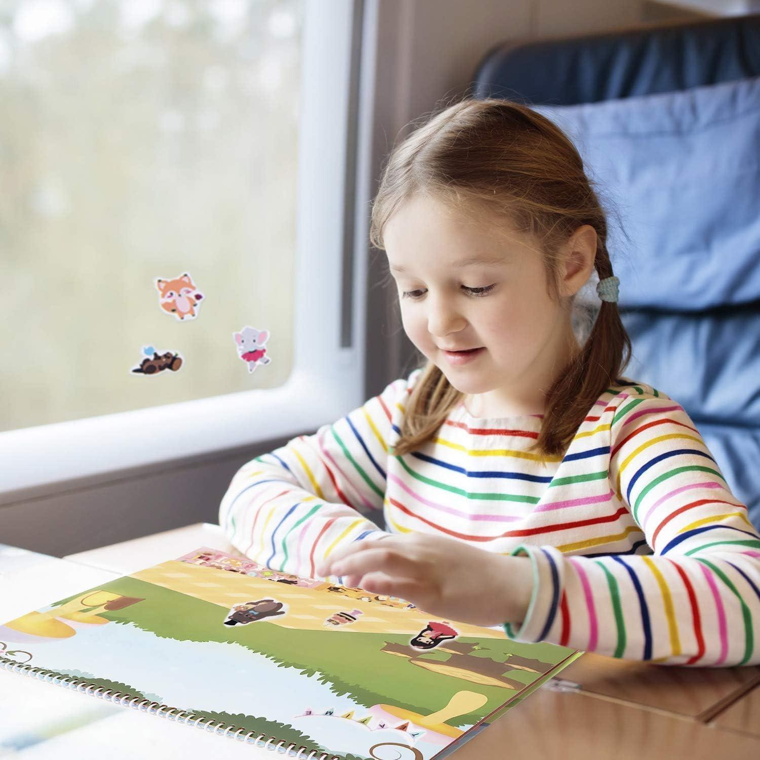 Libro de Pegatinas Educativas Giggles y Pebbles - 170 Piezas