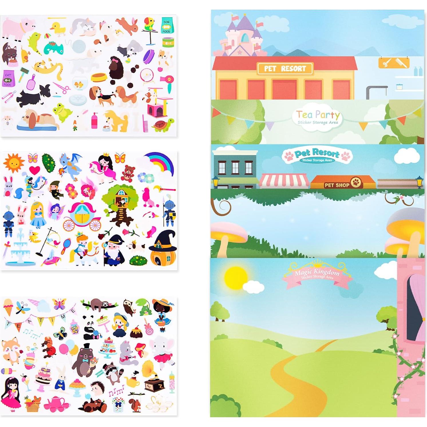 Libro de Pegatinas Educativas Giggles y Pebbles - 170 Piezas