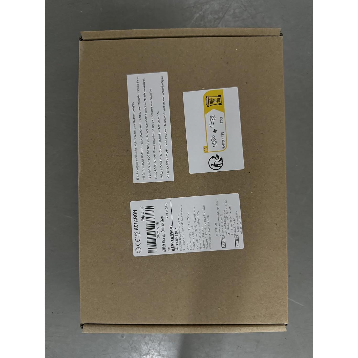 Gafas de sol negras ASTARON - 6 unidades para fiestas y eventos