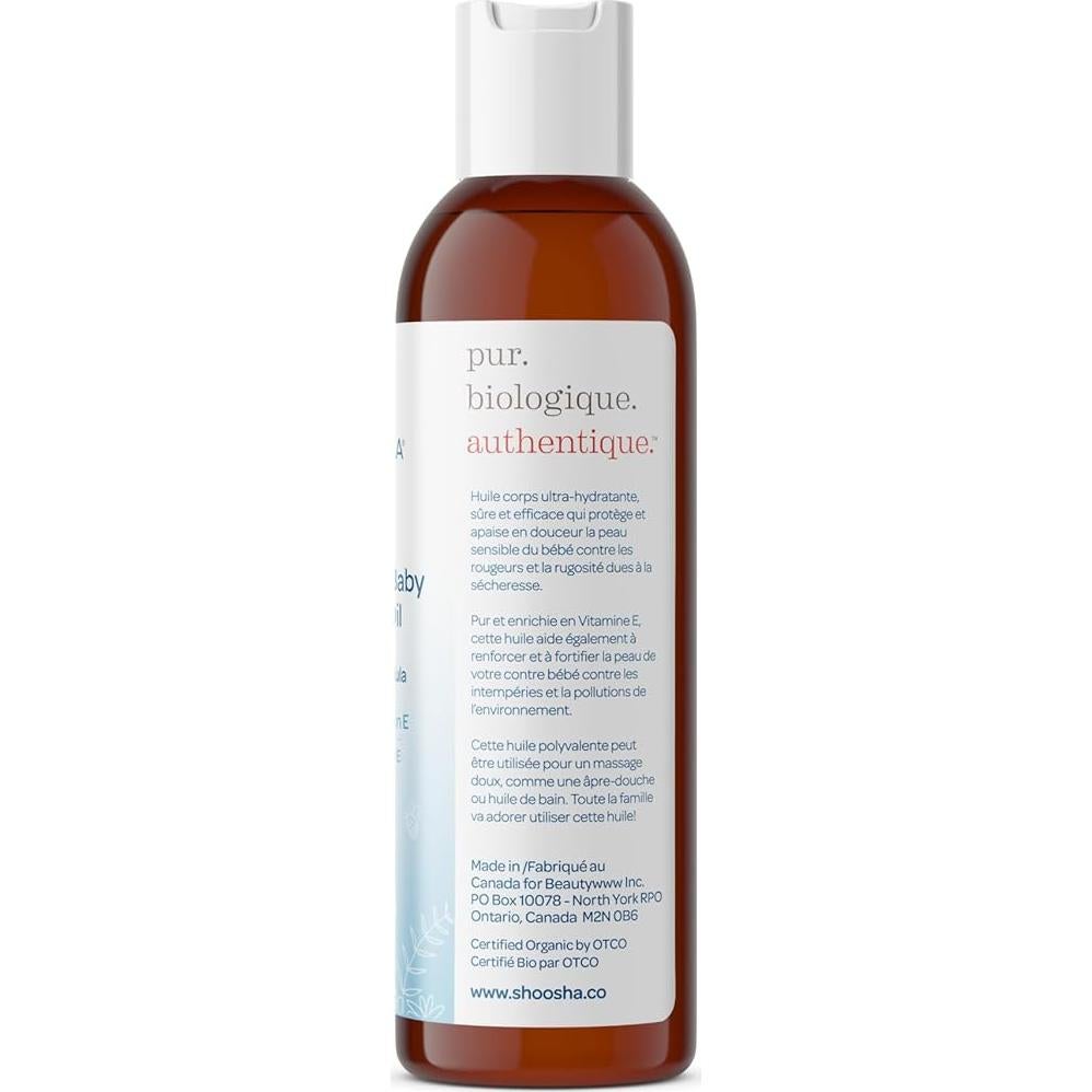 Aceite de Caléndula Orgánico Shoosha 118 ml Hipoalergénico