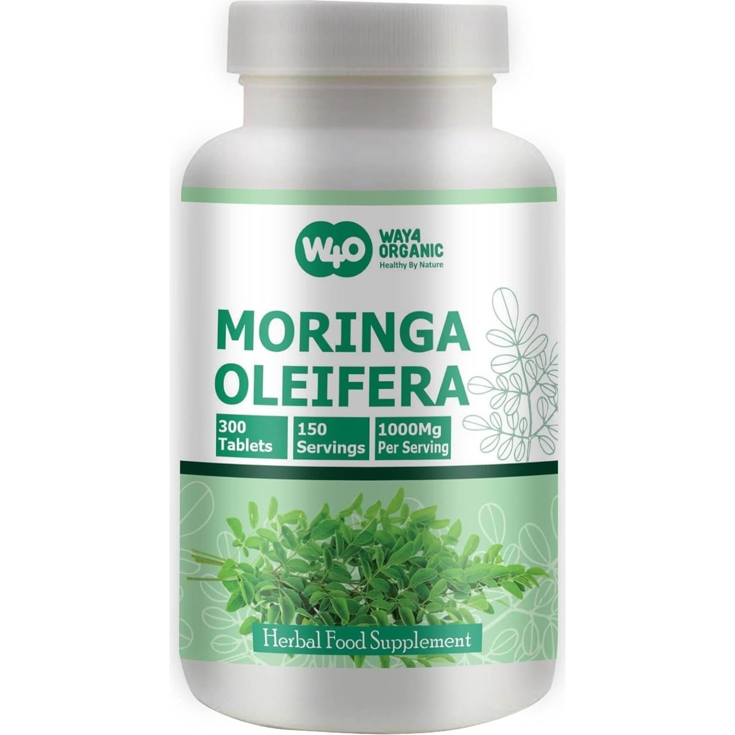 Cápsulas de Moringa Genius Nature Herbs - 300 tabletas 1000 mg