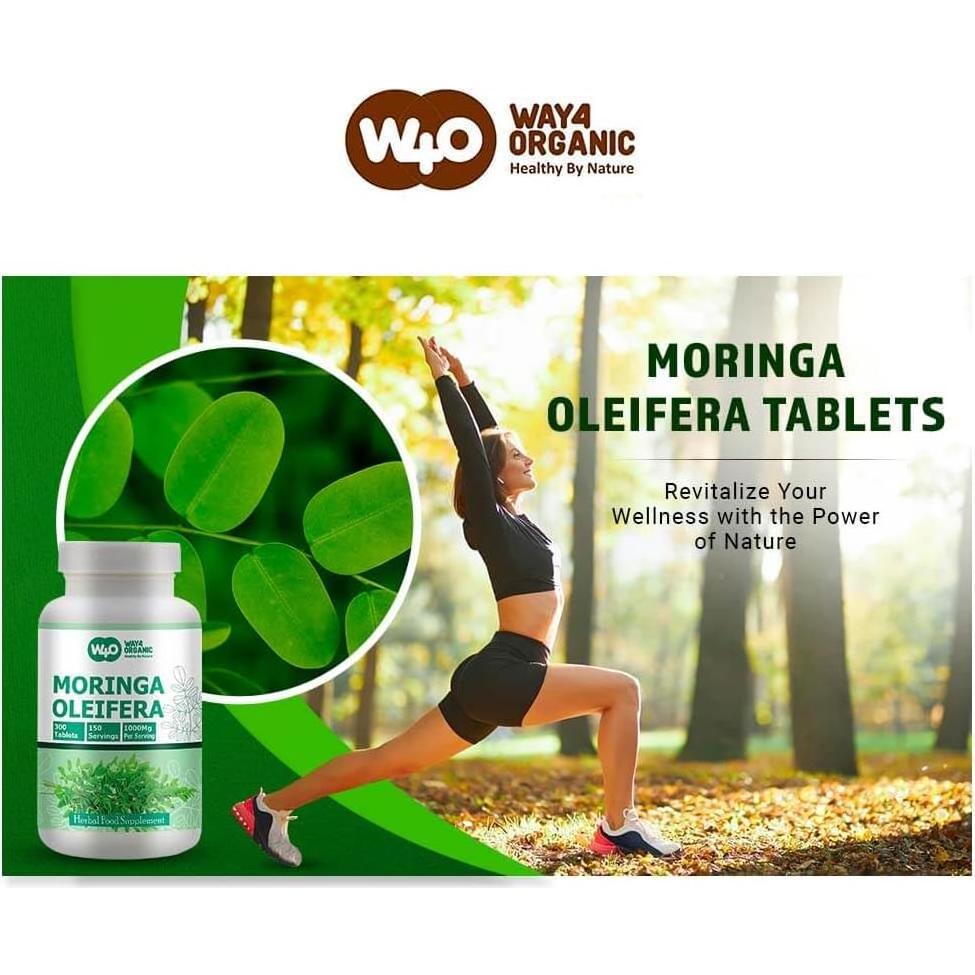 Cápsulas de Moringa Genius Nature Herbs - 300 tabletas 1000 mg