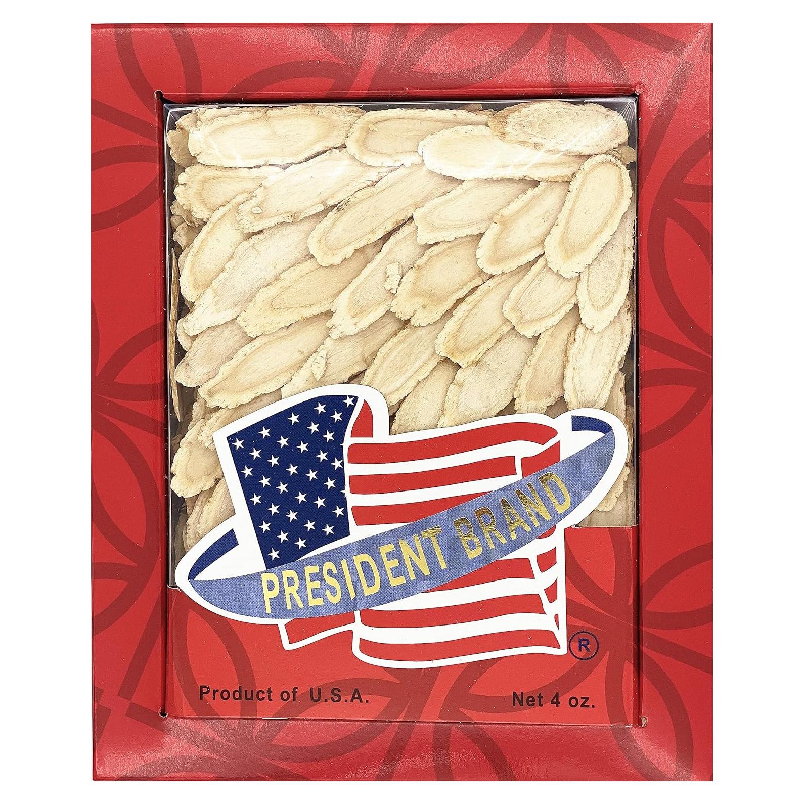 Ginseng Americano President 113.4g - Raíz Mediana de Wisconsin