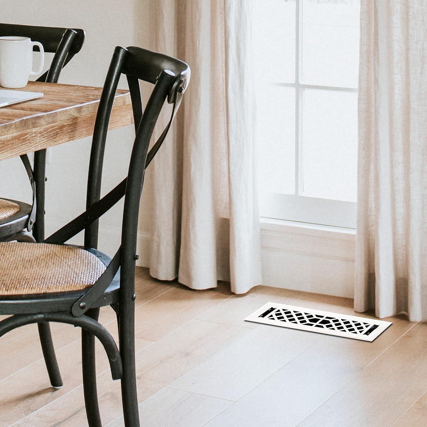 Cubierta de Ventilación Empire Register Co 2x10" Blanco Antiguo