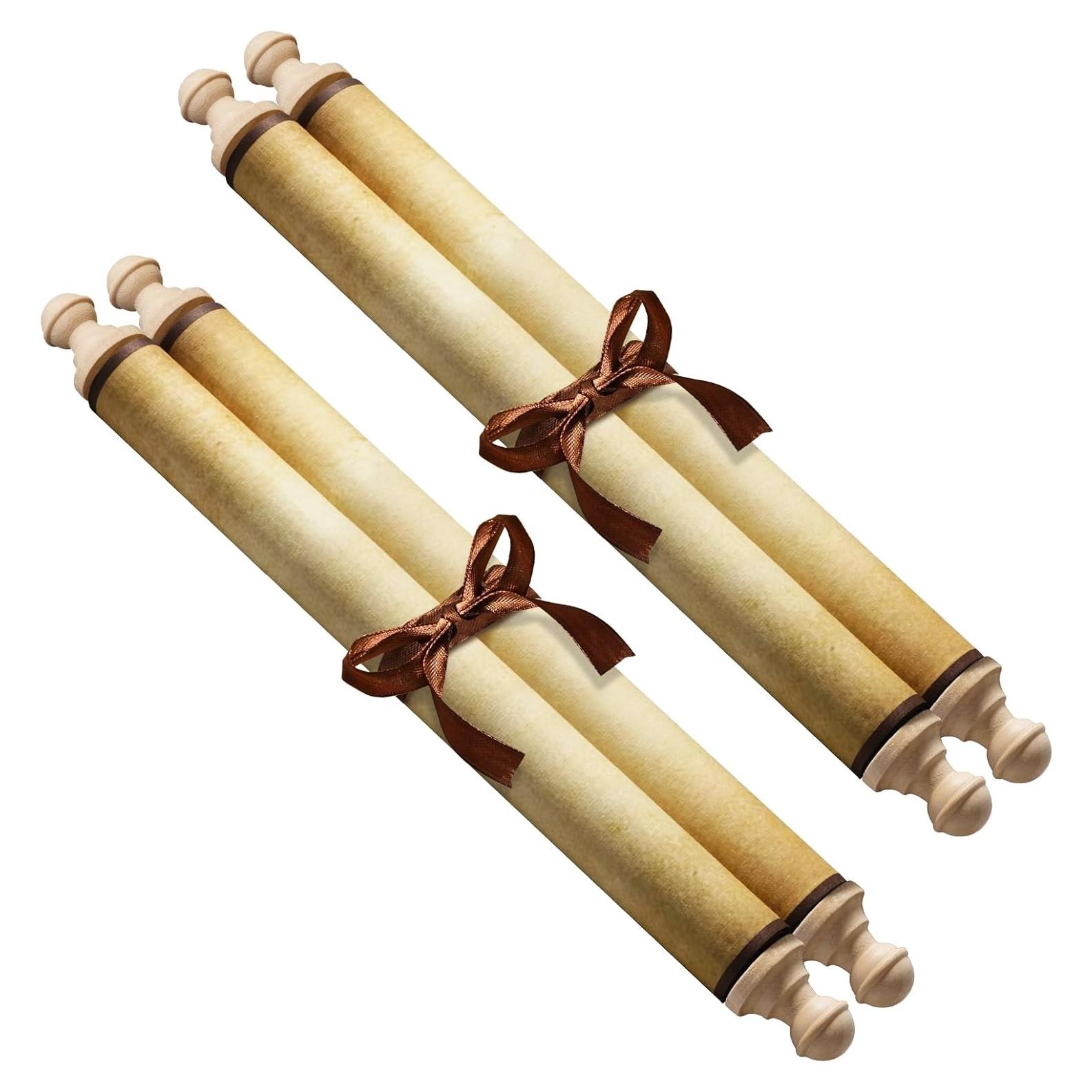 2 PCS Papel de Pergamino Blanco Makevivi 24.1x80 cm Vintage