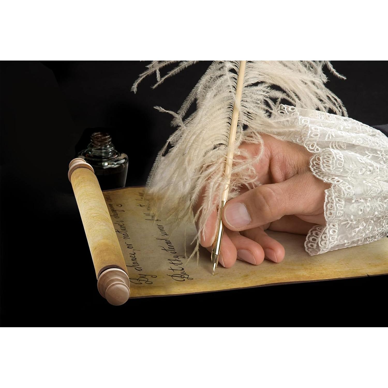 2 PCS Papel de Pergamino Blanco Makevivi 24.1x80 cm Vintage