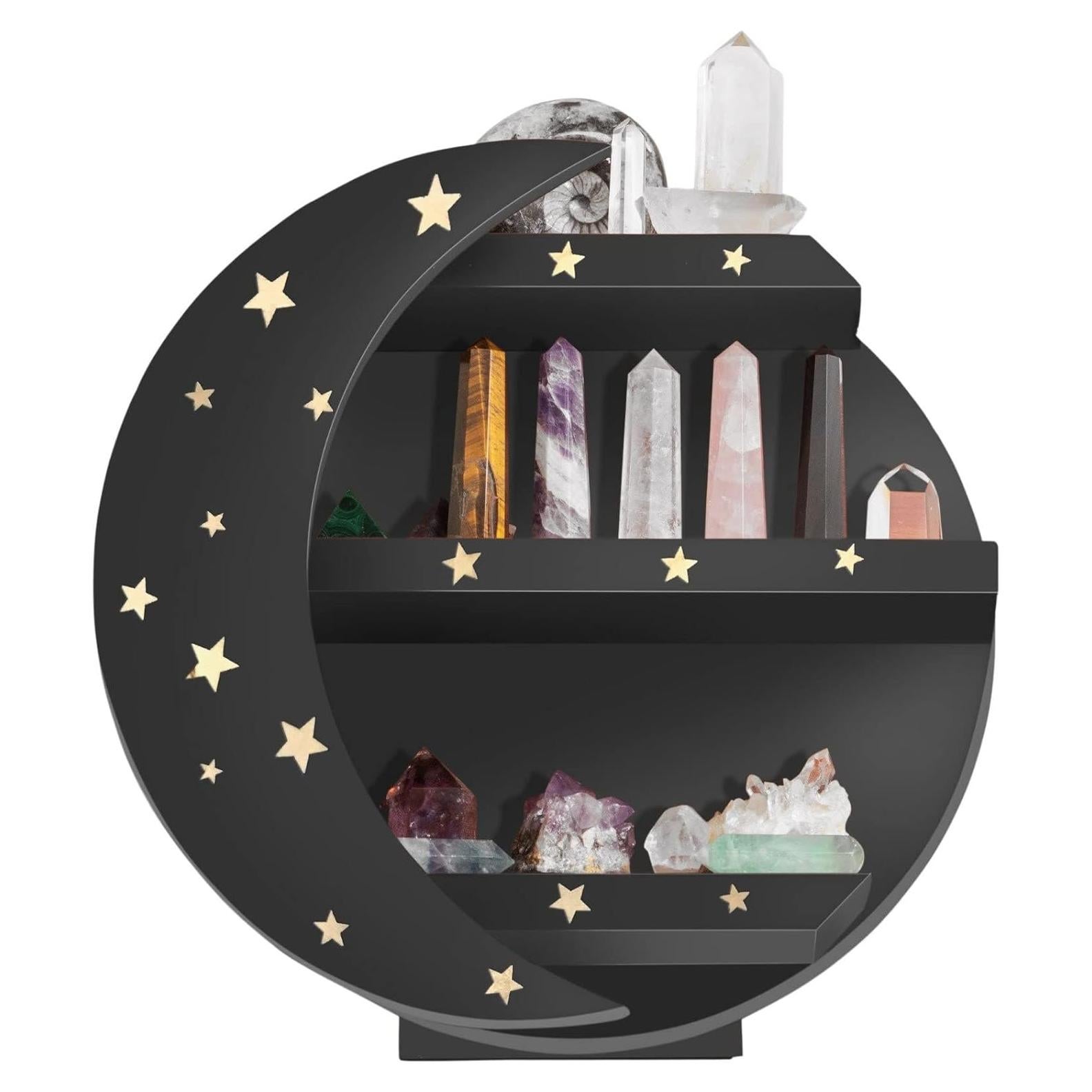 Estante Luna Negra MMOBILITY para Cristales y Decoración