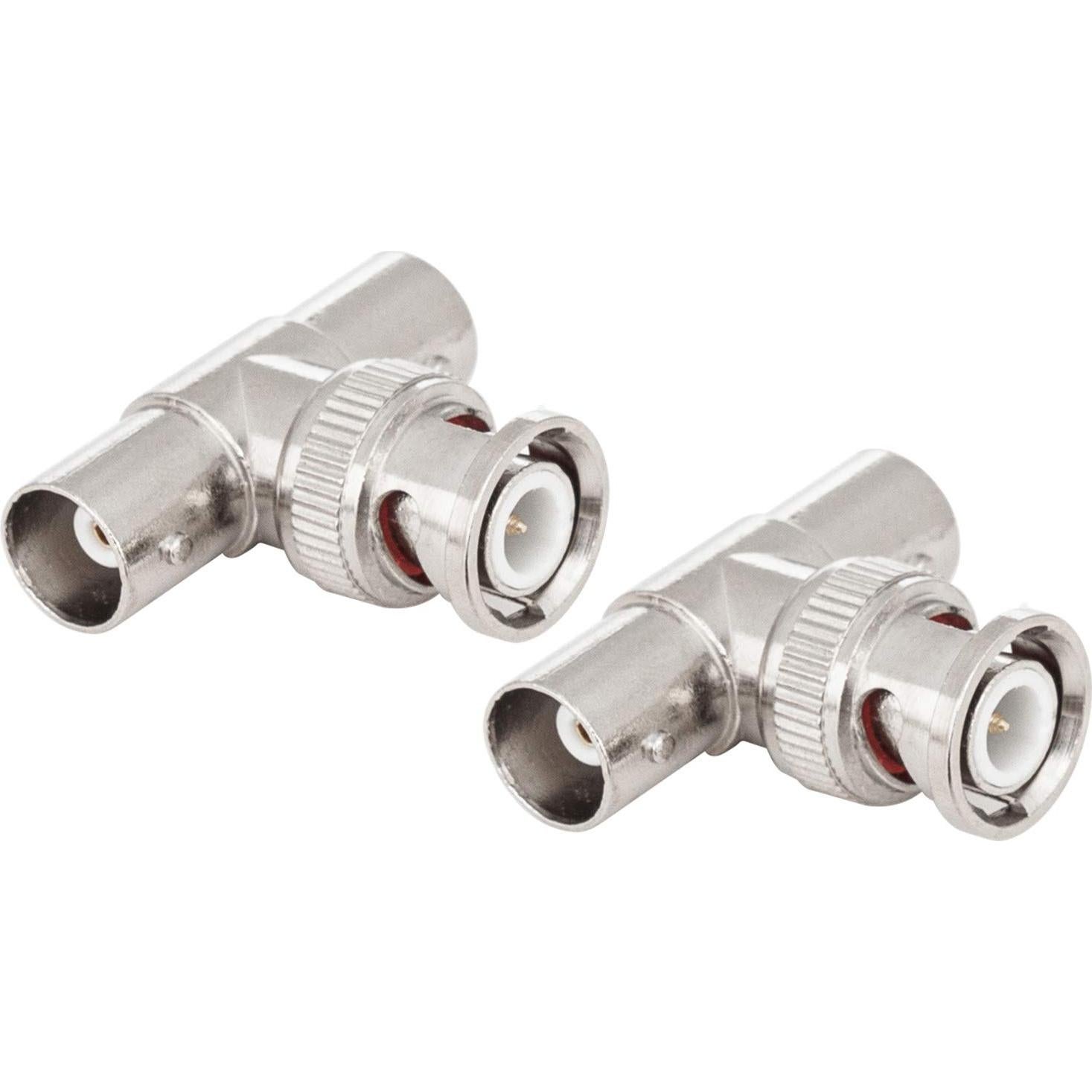 Divisor BNC Macho a Doble Hembra RFAdapter - Paquete de 2
