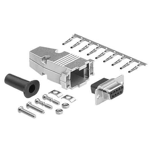 Kit Conector Crimpado DB9 Femenino CompuCablePlusUSA - DIY
