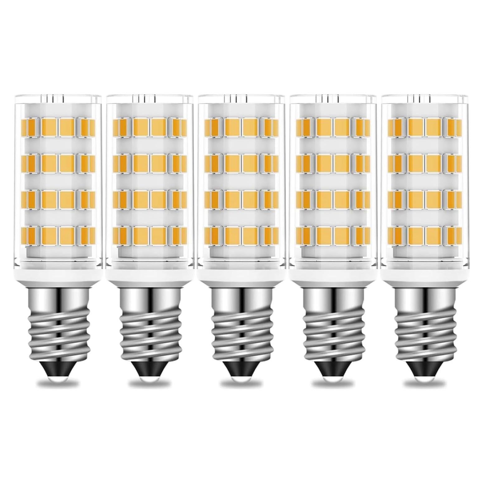 Bombilla LED E14 Regulable 4W 400LM Blanco Cálido 5Pcs