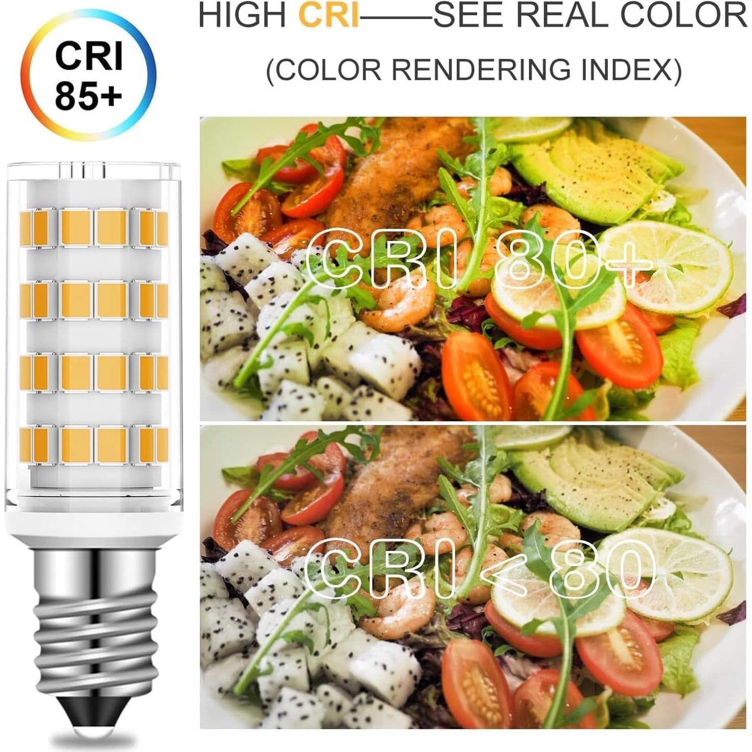 Bombilla LED E14 Regulable 4W 400LM Blanco Cálido 5Pcs