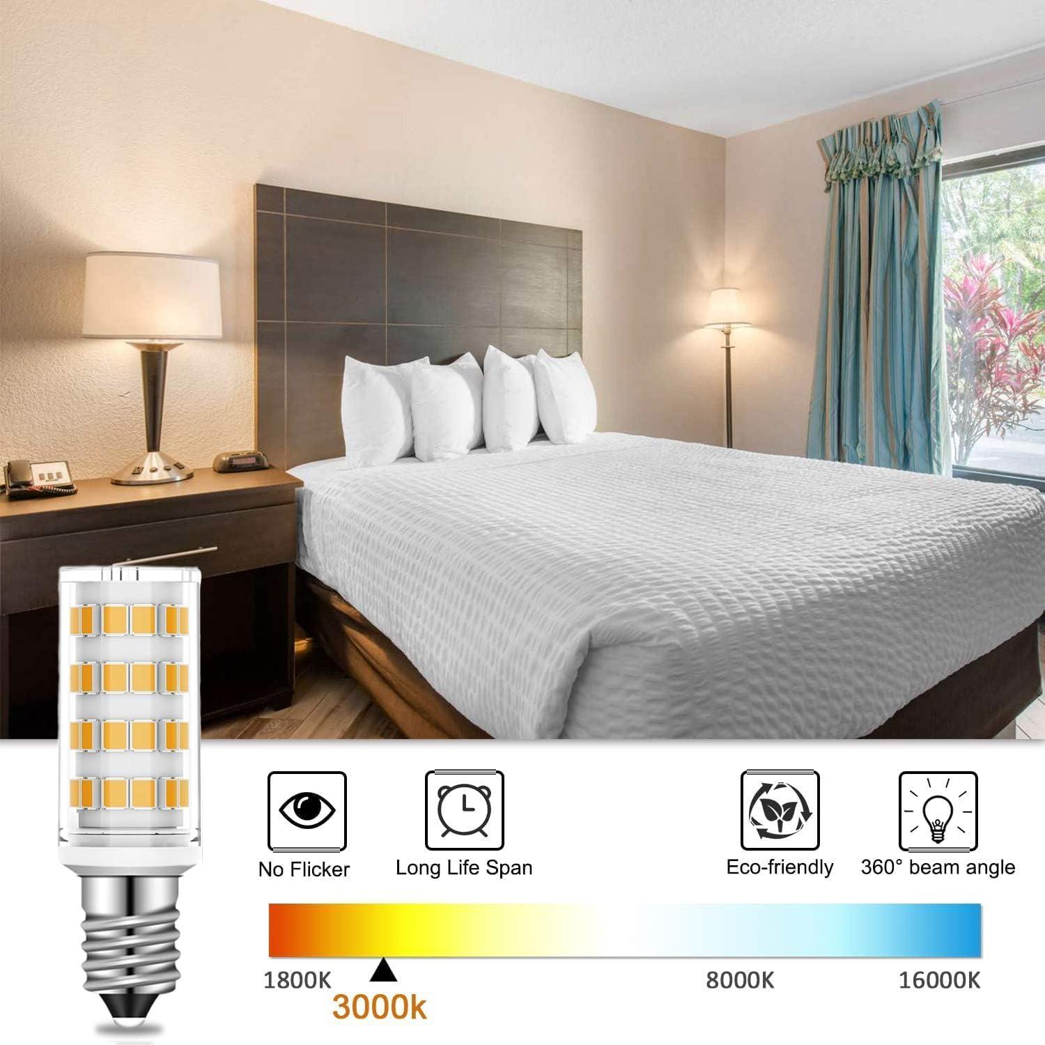 Bombilla LED E14 Regulable 4W 400LM Blanco Cálido 5Pcs