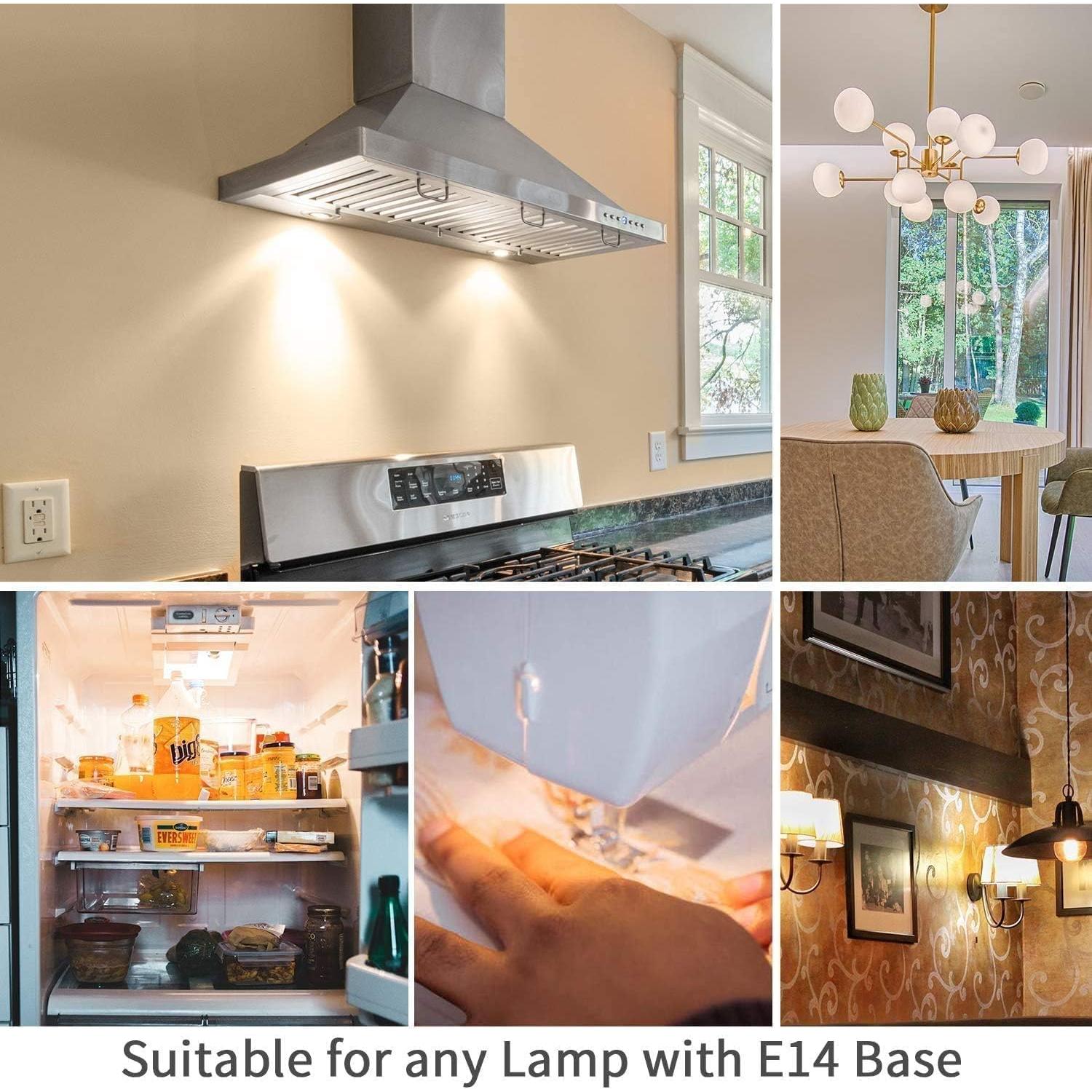 Bombilla LED E14 Regulable 4W 400LM Blanco Cálido 5Pcs