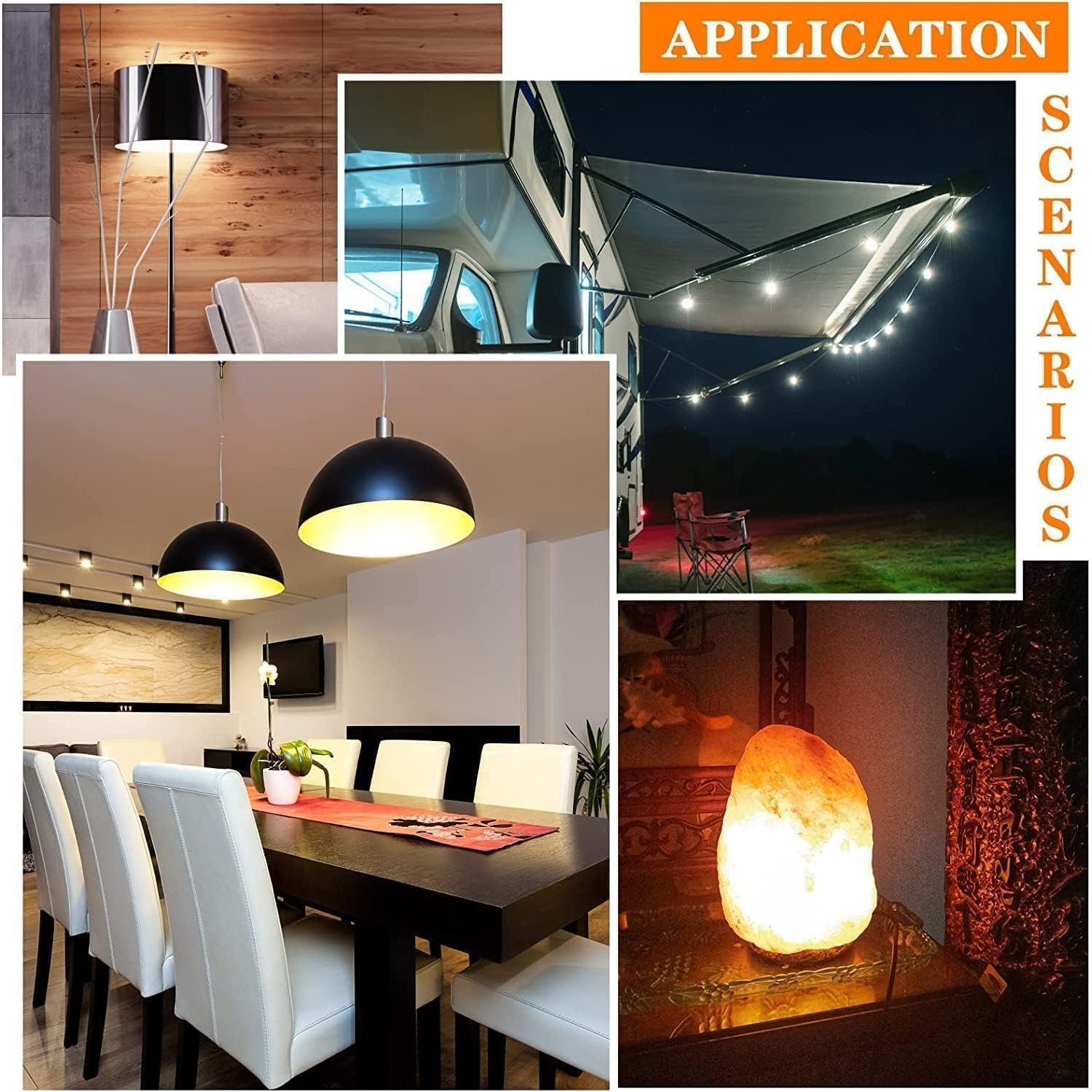 Bombilla LED E14 Regulable 4W 400LM Blanco Cálido 5Pcs