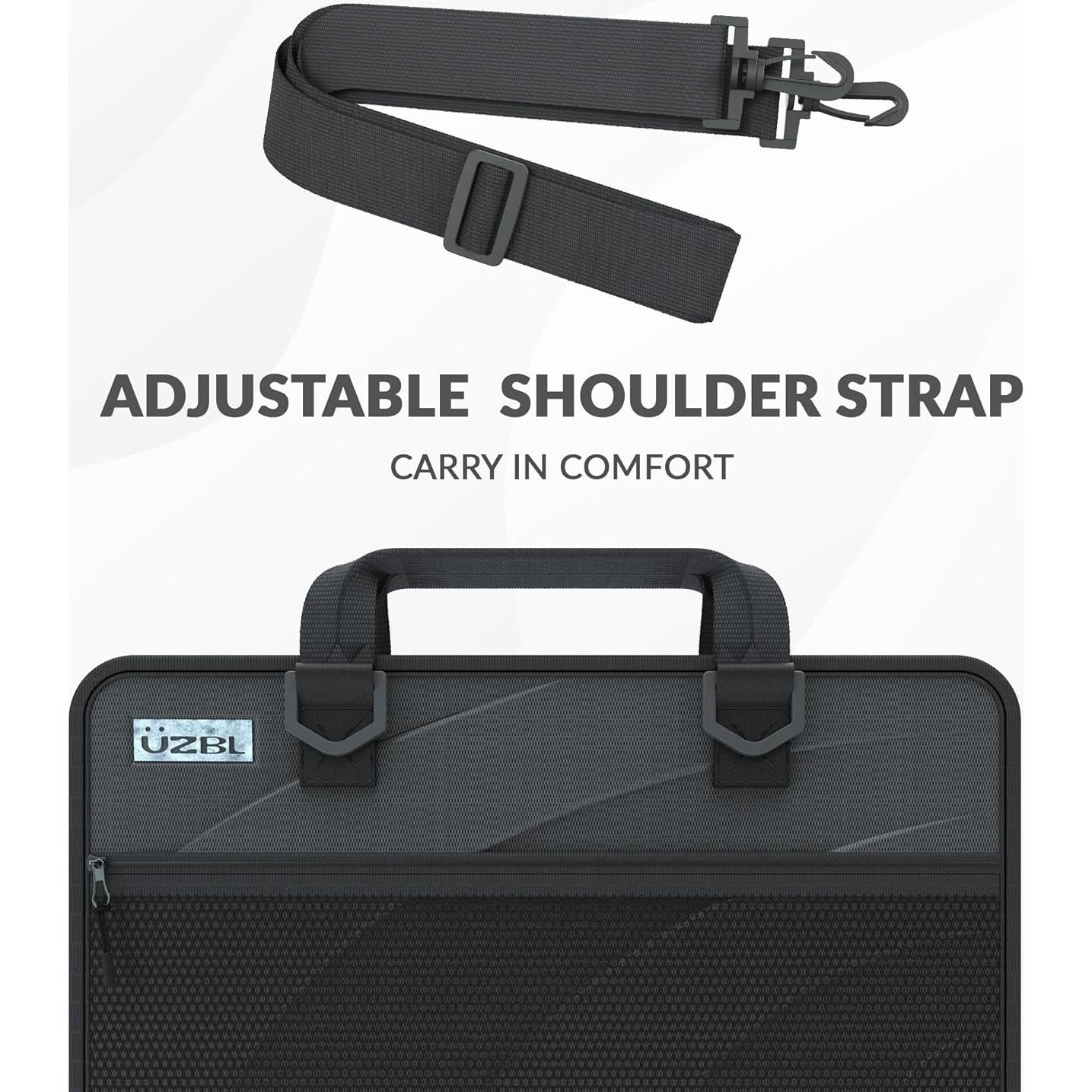 Funda Dura UZBL para Chromebook 13-14" con Correa y Bolsa