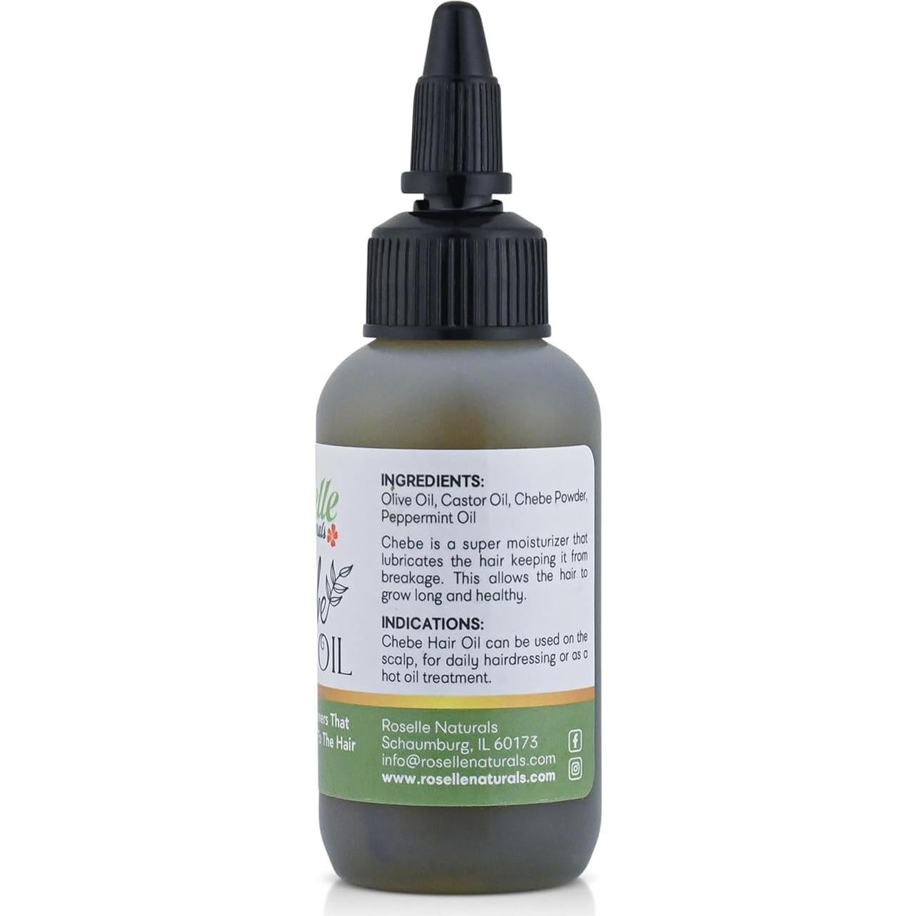 Aceite de Chebe Roselle Naturals 60 ml - Crecimiento Cabello Fuerte