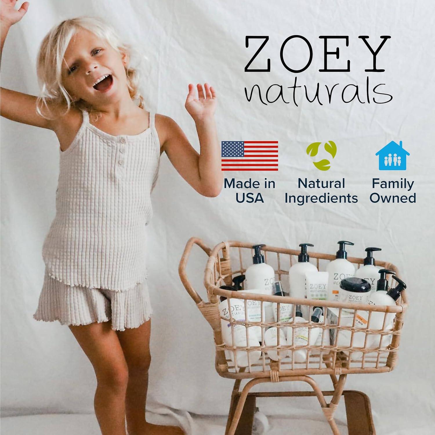 Protector Solar Zoey Naturals SPF 50+ para Bebés y Niños - Resistente al Agua