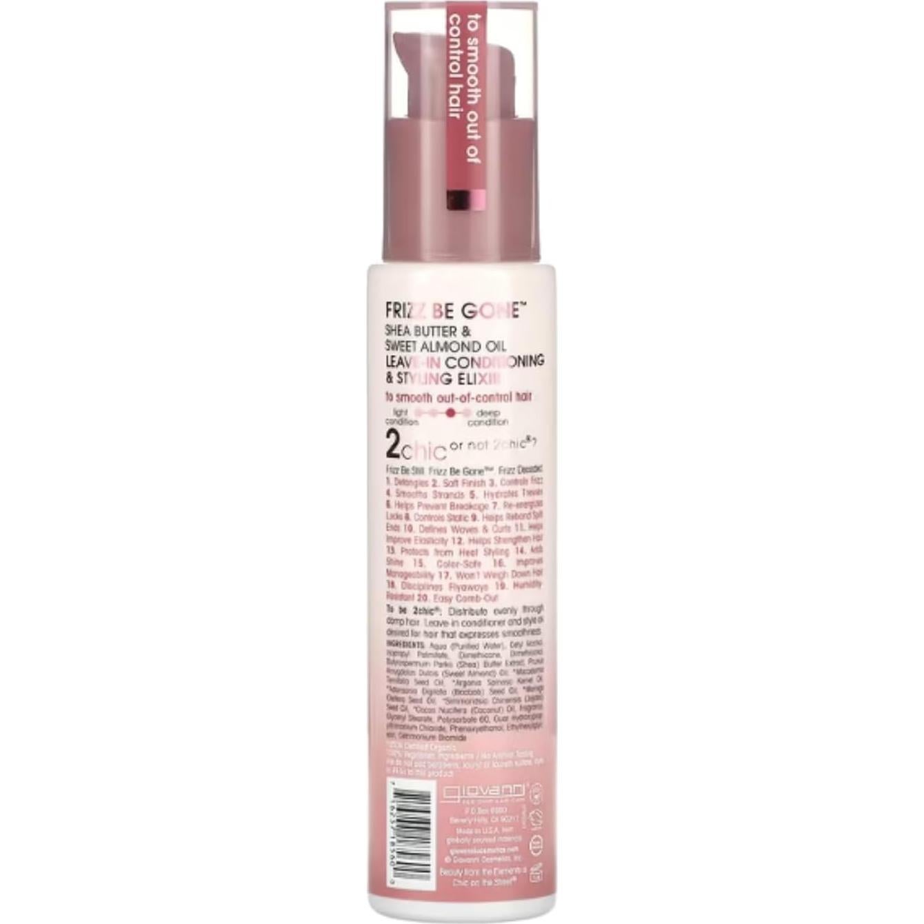 Acondicionador Sin Enjuague GIOVANNI 2chic 118 ml Antifrizz