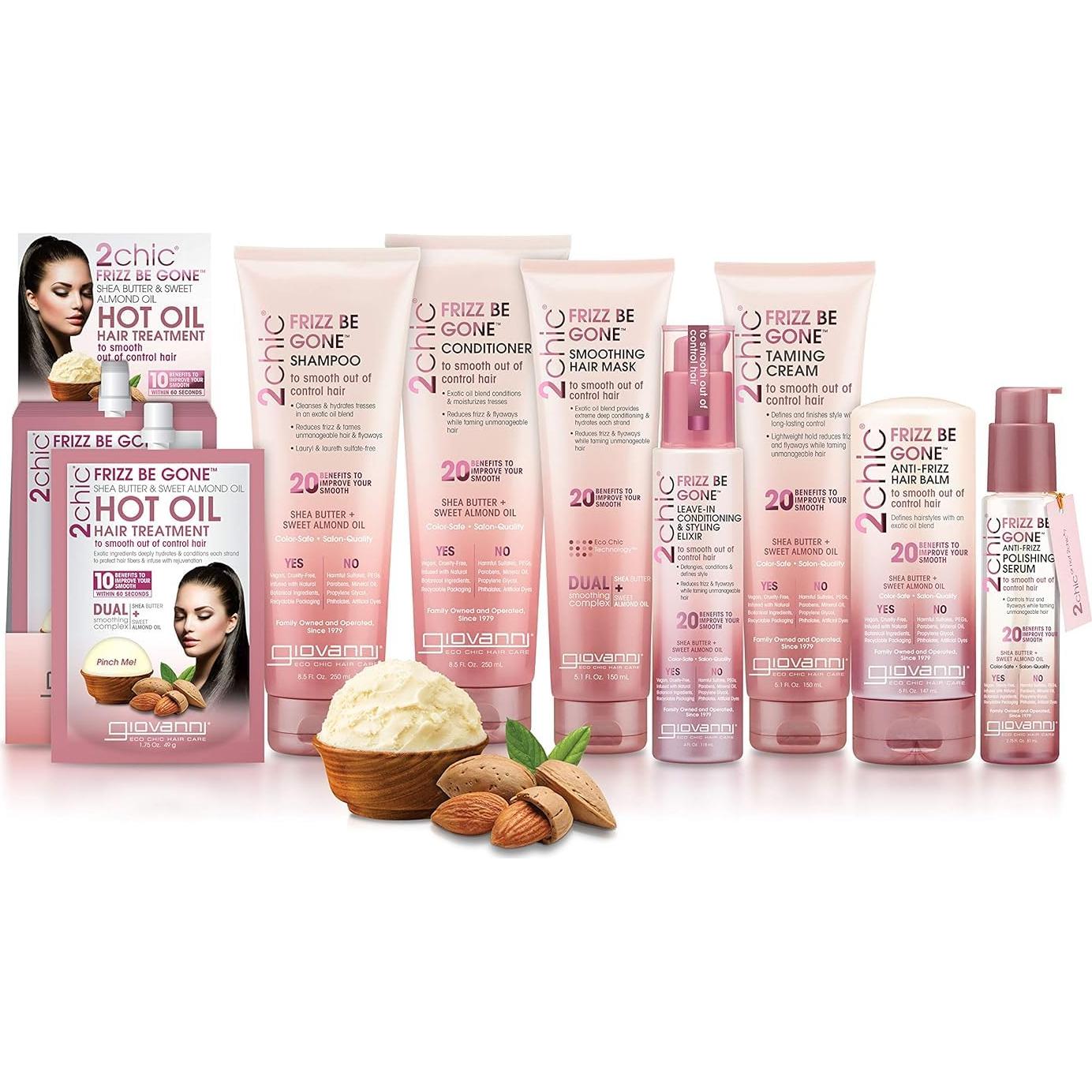 Acondicionador Sin Enjuague GIOVANNI 2chic 118 ml Antifrizz