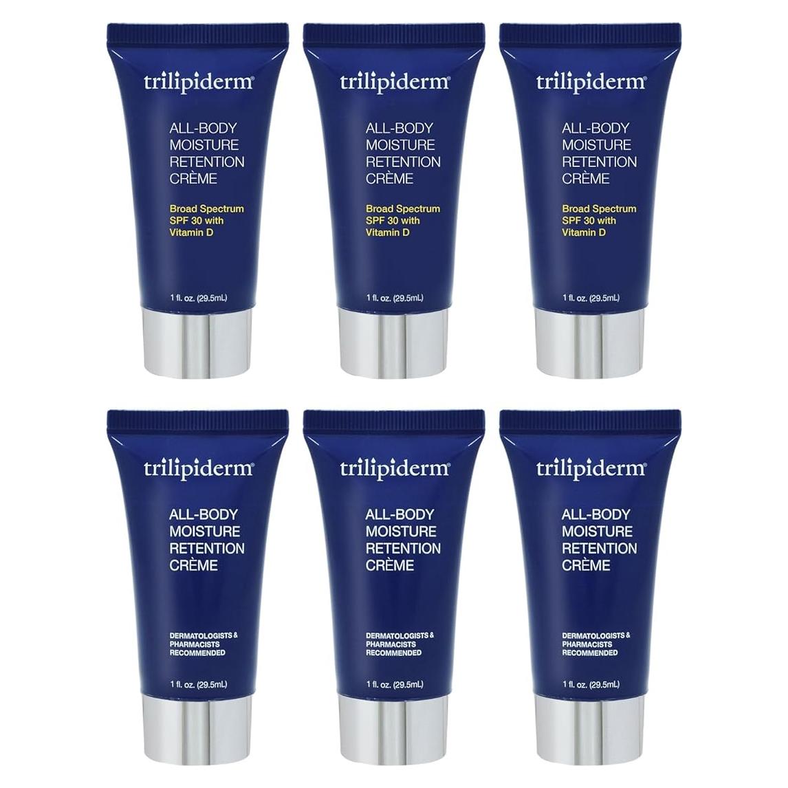 Crema Hidratante Trilipiderm 30 ml x 6 con SPF 30