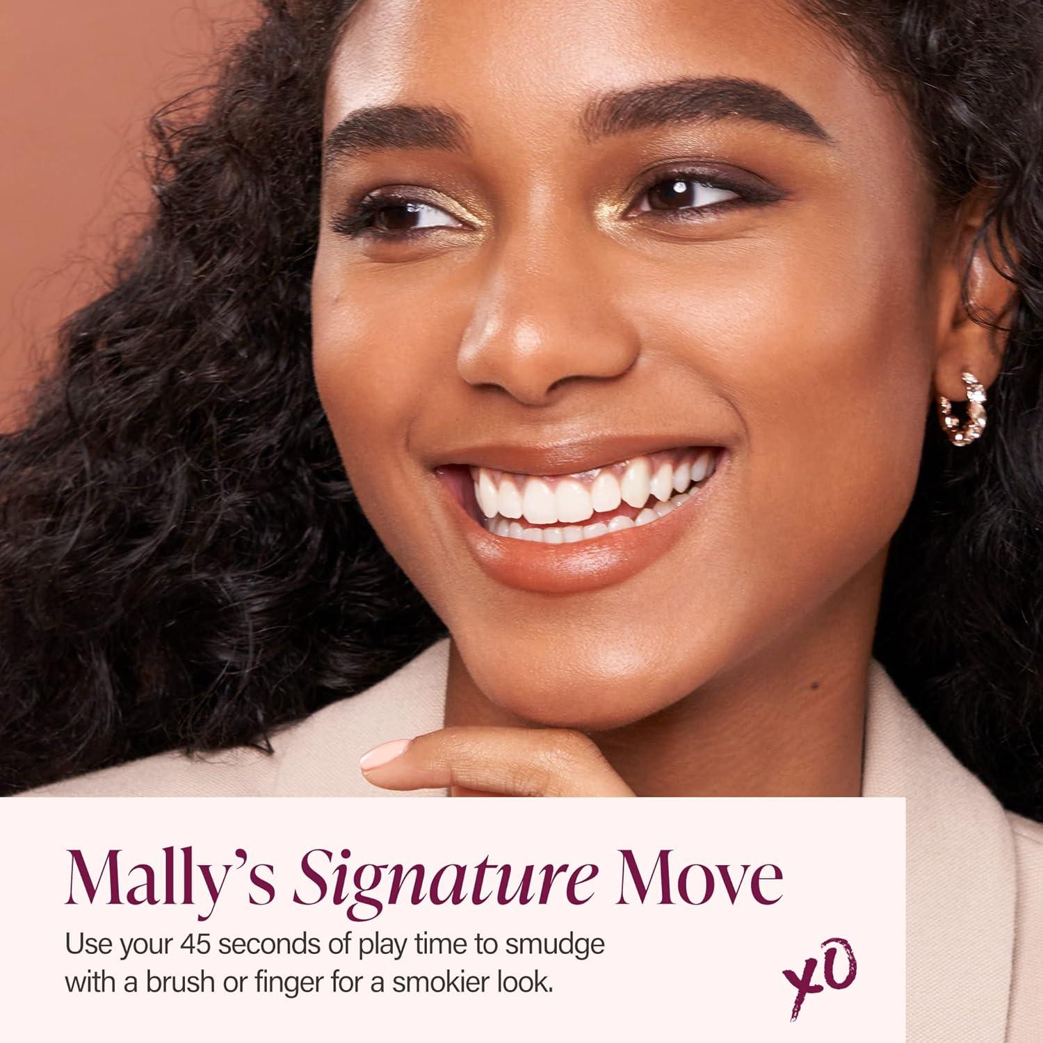 Delineador a Prueba de Agua Mally Beauty Starlight - Negro